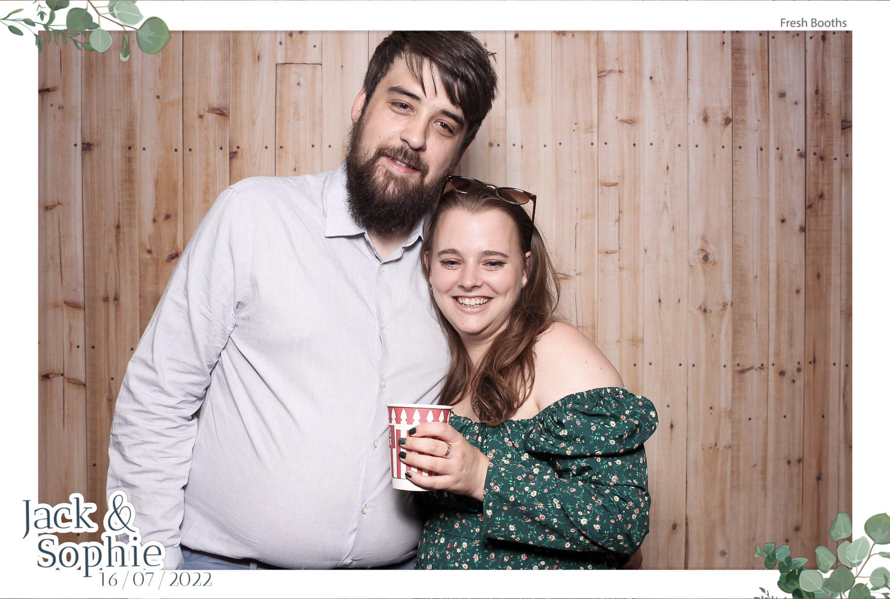 Jack & Sophie - Classic Open Booth | View more photos from the event at gallery.freshbooths.com/u/FreshBooths/Jack-Sophie-Classic-Open-Booth