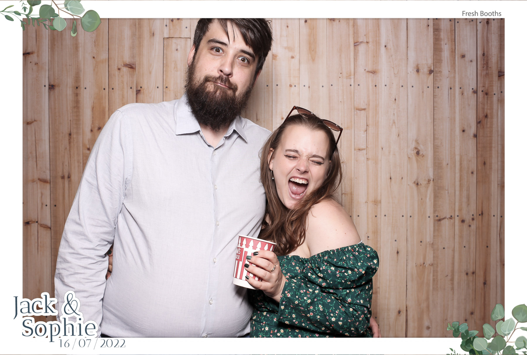 Jack & Sophie - Classic Open Booth | View more photos from the event at gallery.freshbooths.com/u/FreshBooths/Jack-Sophie-Classic-Open-Booth