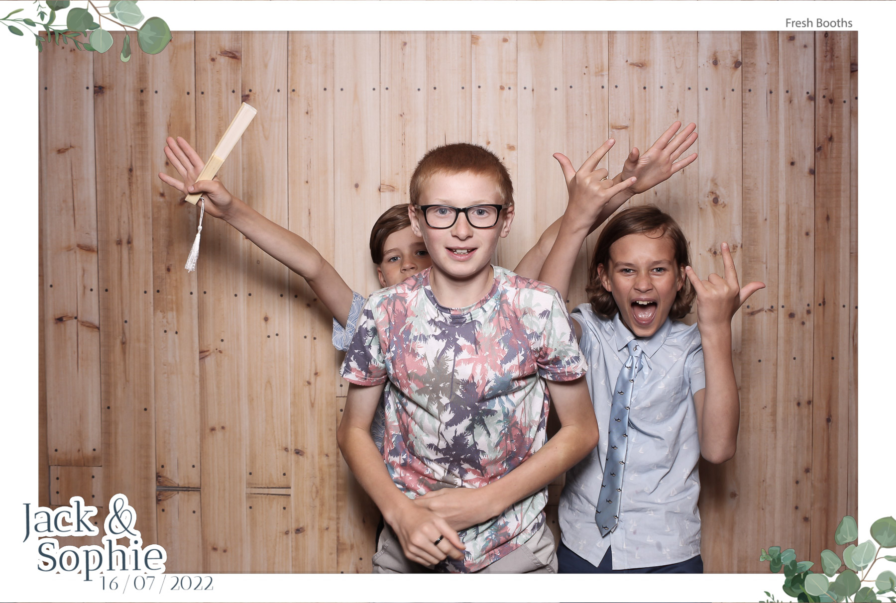 Jack & Sophie - Classic Open Booth | View more photos from the event at gallery.freshbooths.com/u/FreshBooths/Jack-Sophie-Classic-Open-Booth