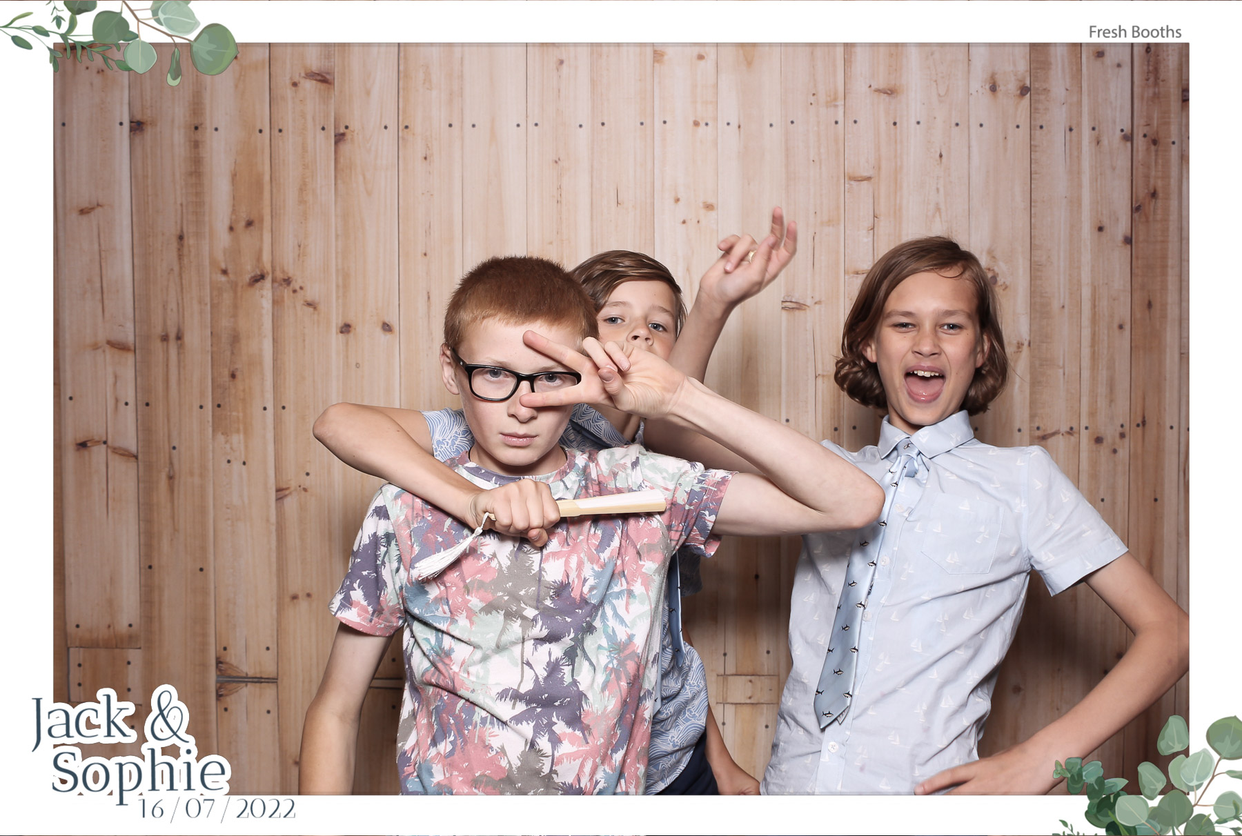 Jack & Sophie - Classic Open Booth | View more photos from the event at gallery.freshbooths.com/u/FreshBooths/Jack-Sophie-Classic-Open-Booth