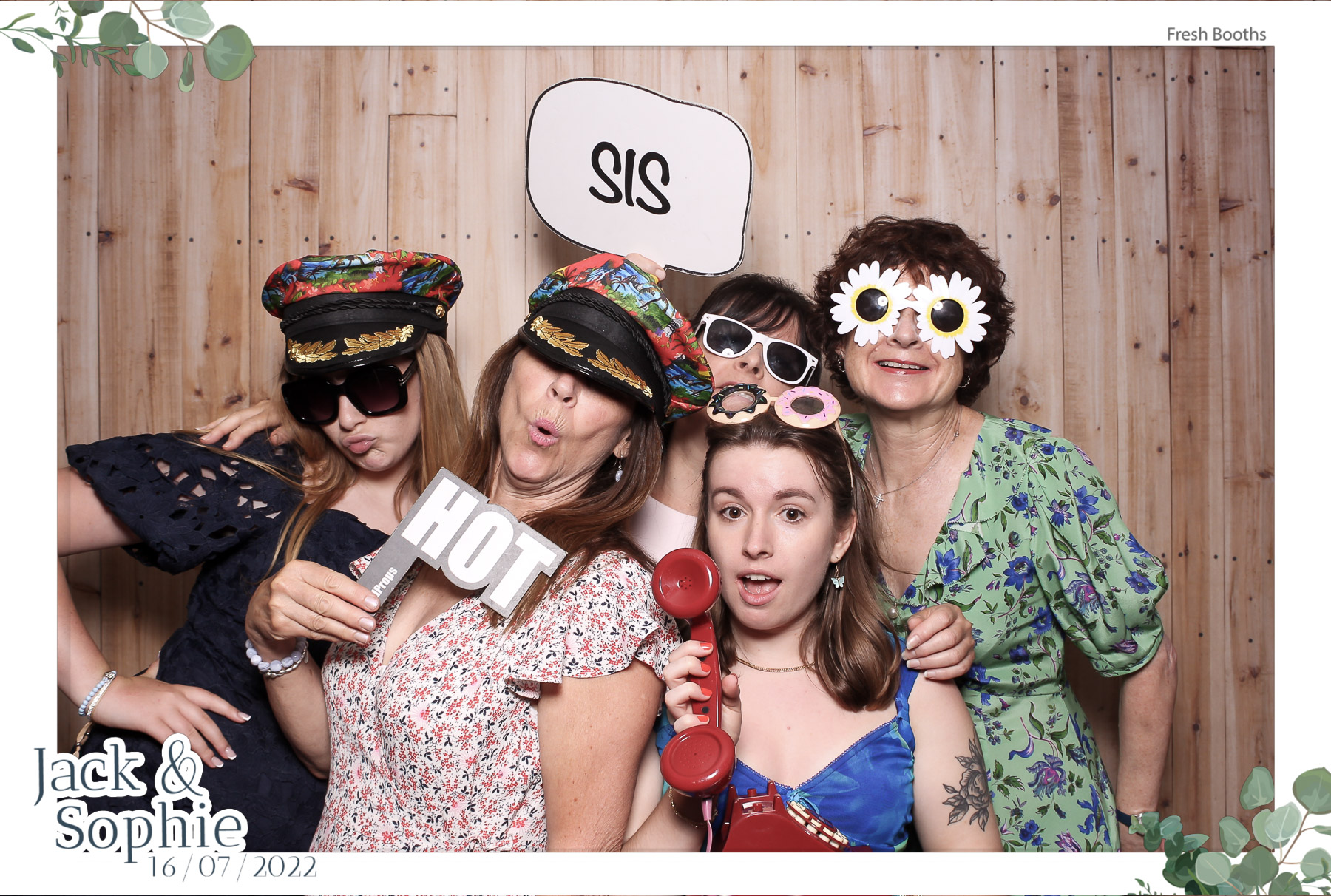 Jack & Sophie - Classic Open Booth | View more photos from the event at gallery.freshbooths.com/u/FreshBooths/Jack-Sophie-Classic-Open-Booth