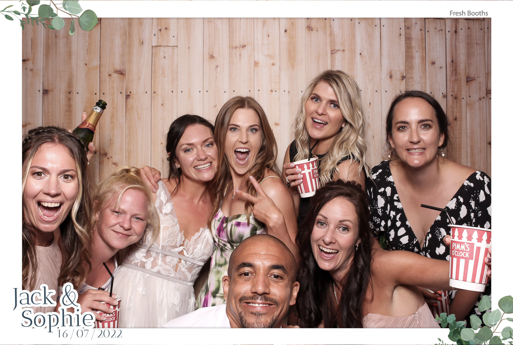 Jack & Sophie - Classic Open Booth | View more photos from the event at gallery.freshbooths.com/u/FreshBooths/Jack-Sophie-Classic-Open-Booth