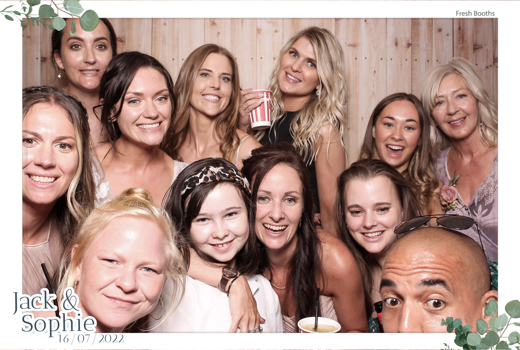 Jack & Sophie - Classic Open Booth | View more photos from the event at gallery.freshbooths.com/u/FreshBooths/Jack-Sophie-Classic-Open-Booth