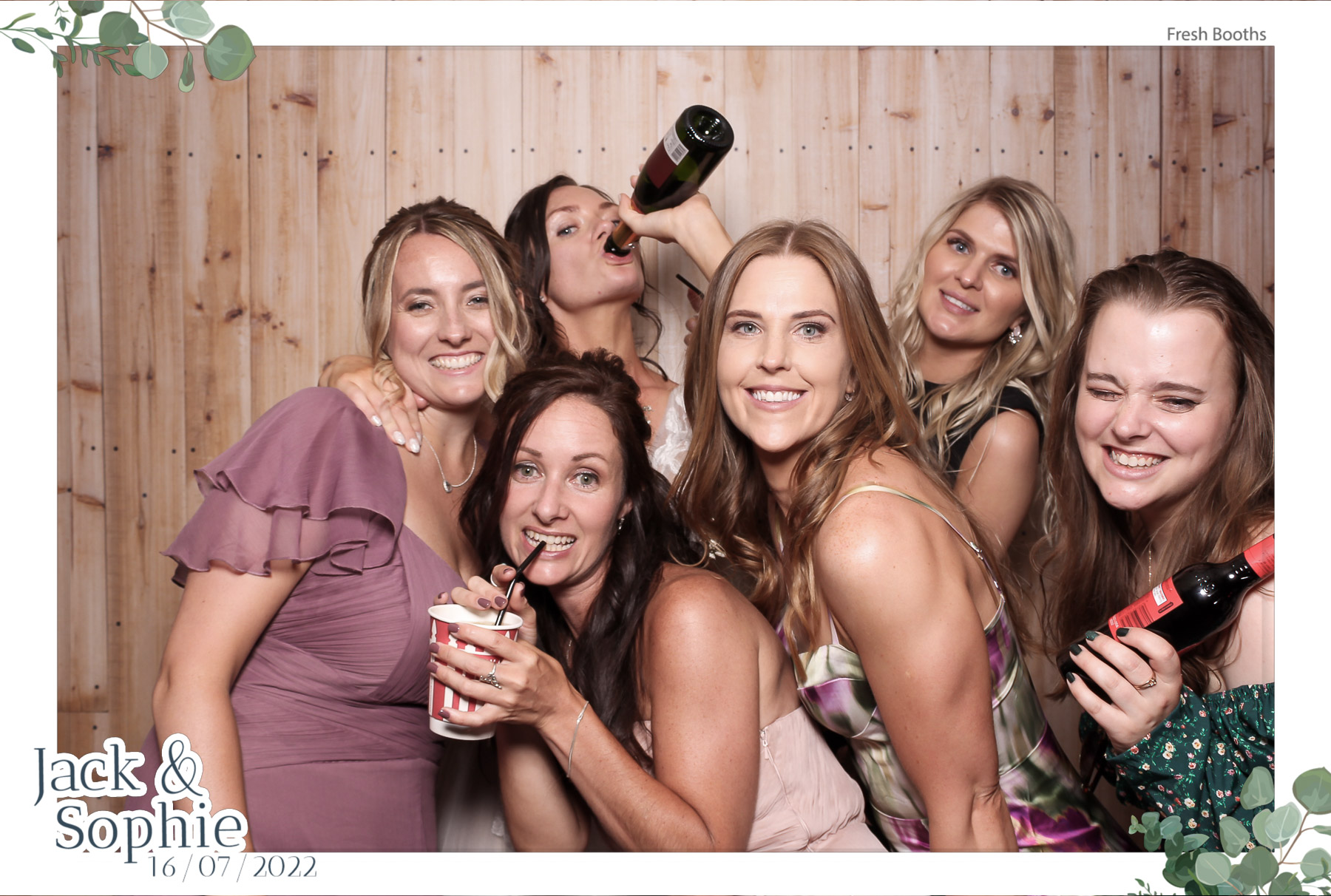 Jack & Sophie - Classic Open Booth | View more photos from the event at gallery.freshbooths.com/u/FreshBooths/Jack-Sophie-Classic-Open-Booth