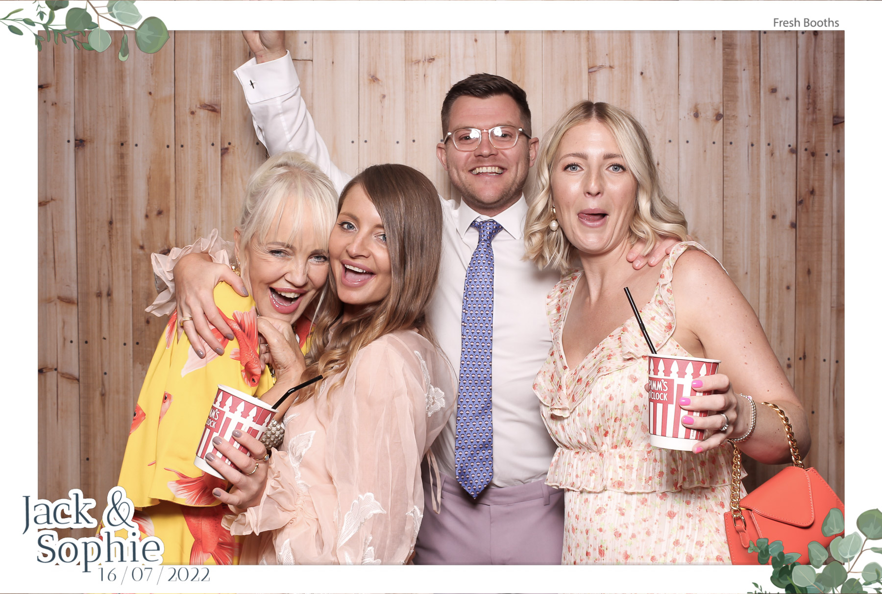 Jack & Sophie - Classic Open Booth | View more photos from the event at gallery.freshbooths.com/u/FreshBooths/Jack-Sophie-Classic-Open-Booth