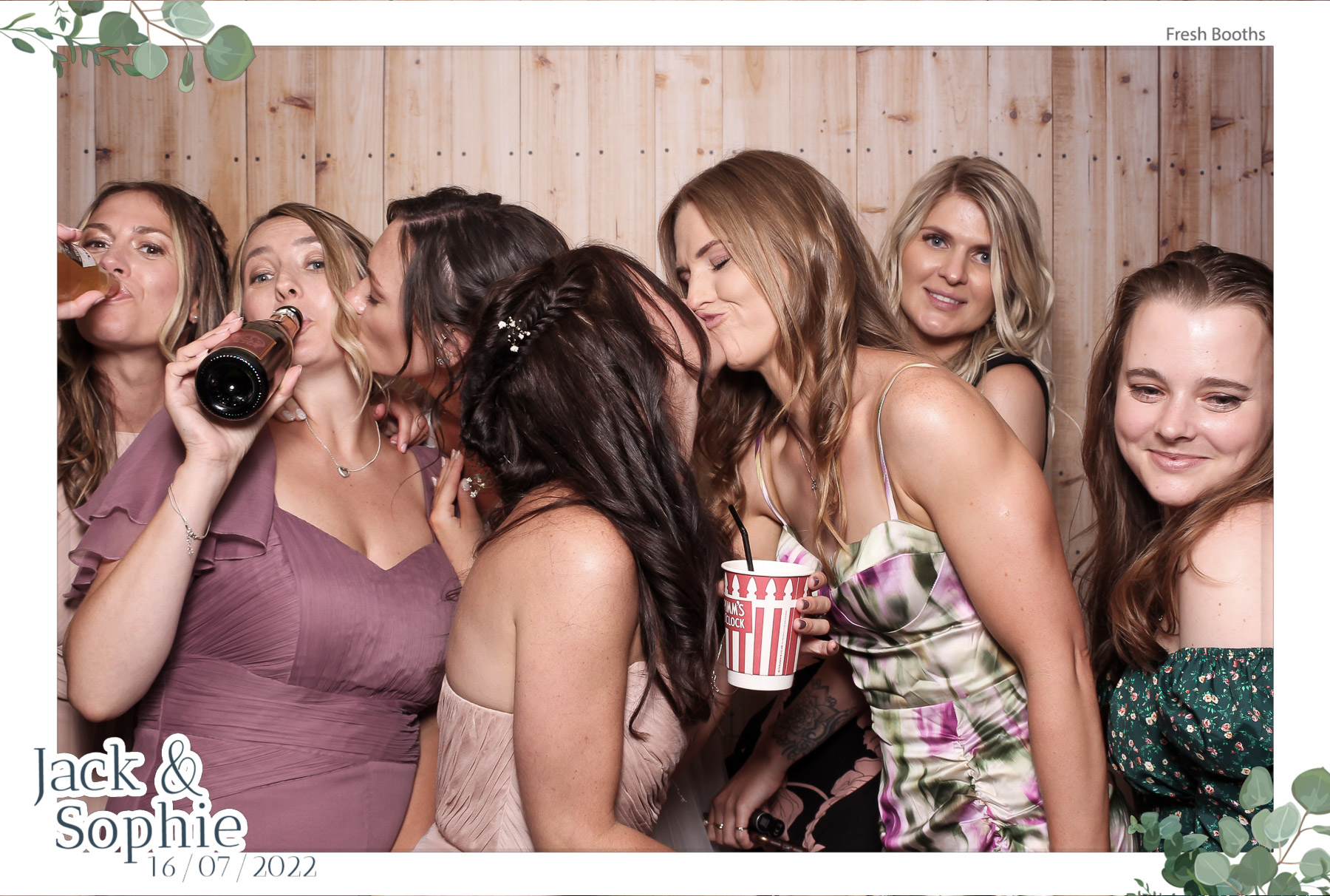Jack & Sophie - Classic Open Booth | View more photos from the event at gallery.freshbooths.com/u/FreshBooths/Jack-Sophie-Classic-Open-Booth