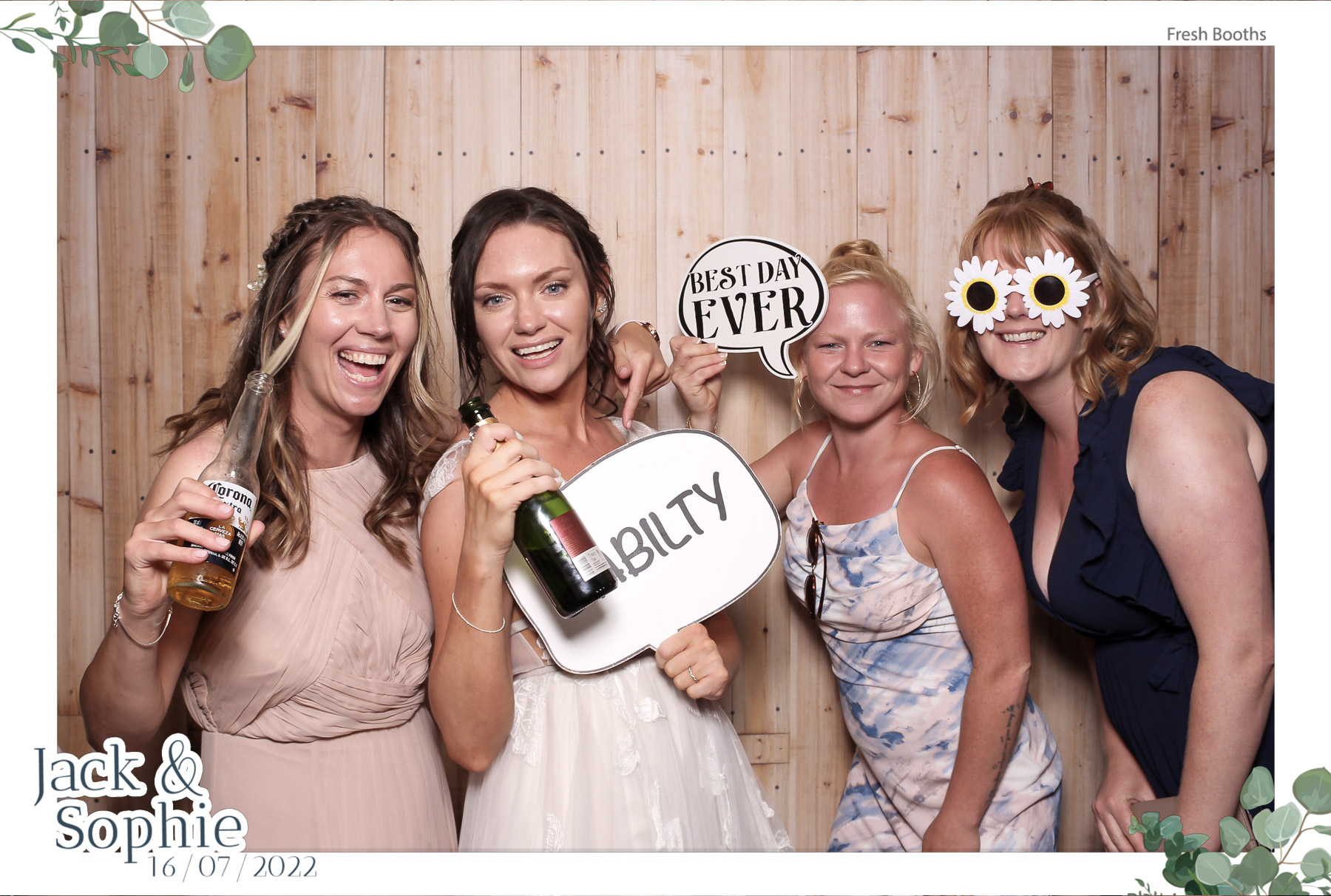 Jack & Sophie - Classic Open Booth | View more photos from the event at gallery.freshbooths.com/u/FreshBooths/Jack-Sophie-Classic-Open-Booth