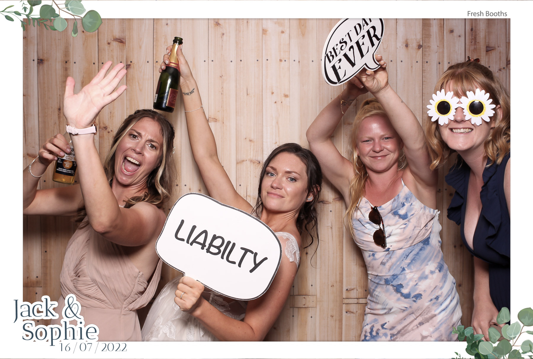 Jack & Sophie - Classic Open Booth | View more photos from the event at gallery.freshbooths.com/u/FreshBooths/Jack-Sophie-Classic-Open-Booth