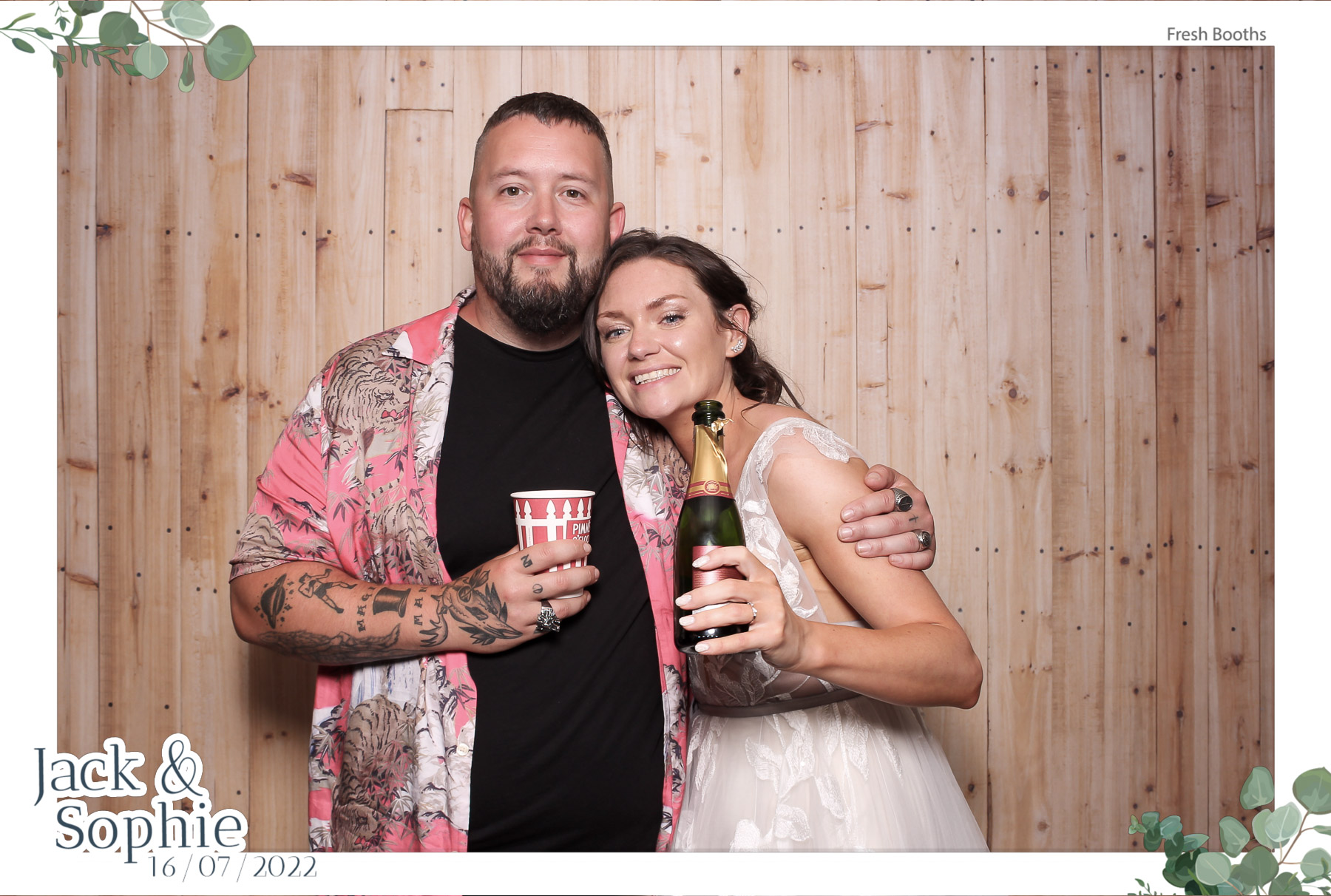 Jack & Sophie - Classic Open Booth | View more photos from the event at gallery.freshbooths.com/u/FreshBooths/Jack-Sophie-Classic-Open-Booth