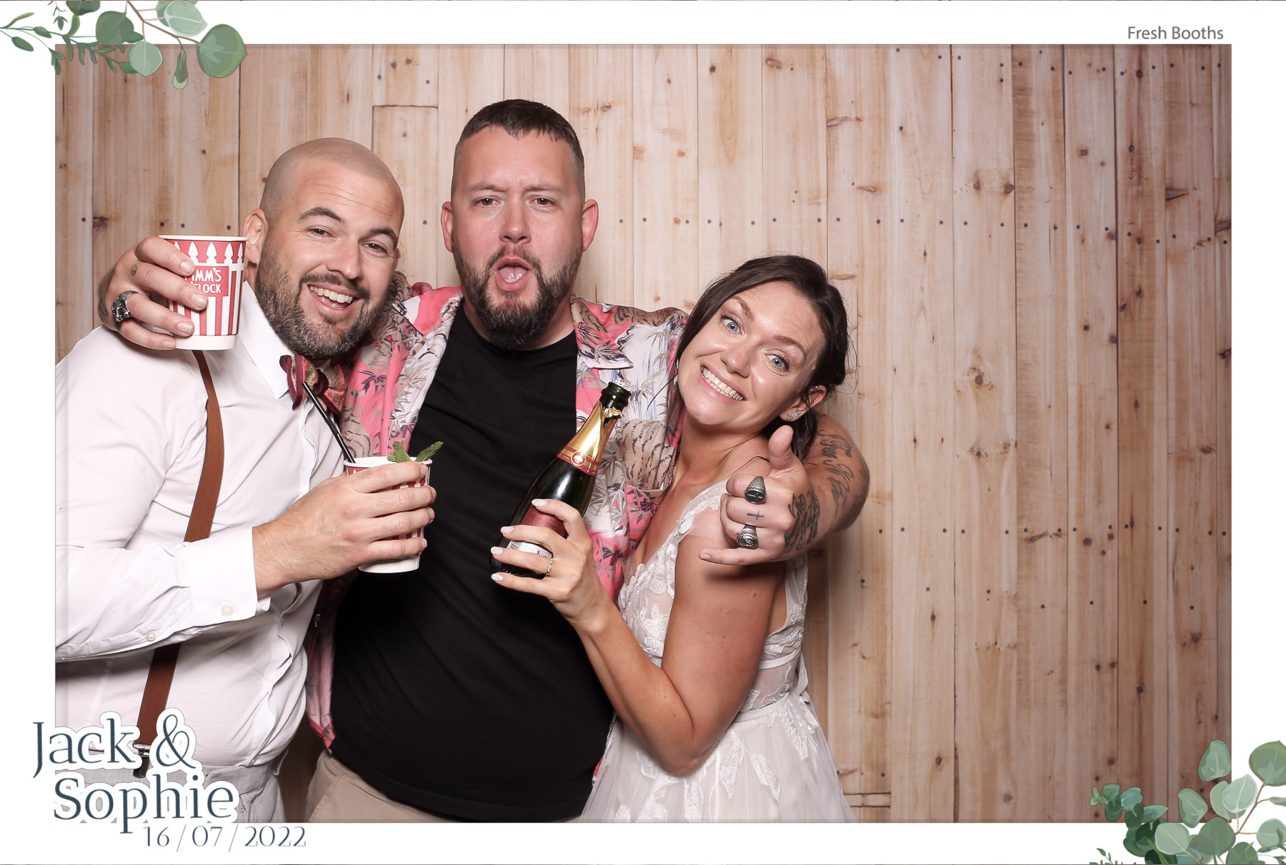 Jack & Sophie - Classic Open Booth | View more photos from the event at gallery.freshbooths.com/u/FreshBooths/Jack-Sophie-Classic-Open-Booth