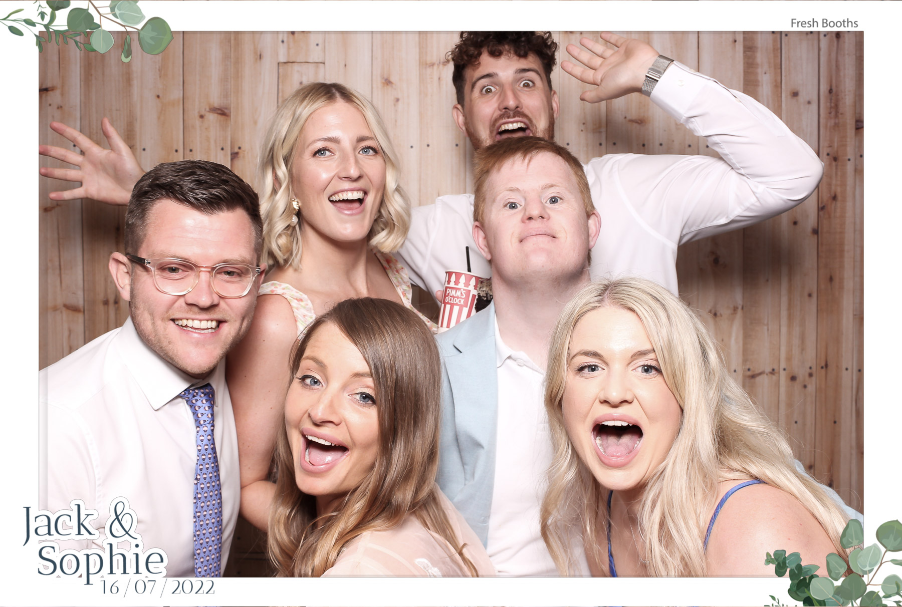 Jack & Sophie - Classic Open Booth | View more photos from the event at gallery.freshbooths.com/u/FreshBooths/Jack-Sophie-Classic-Open-Booth