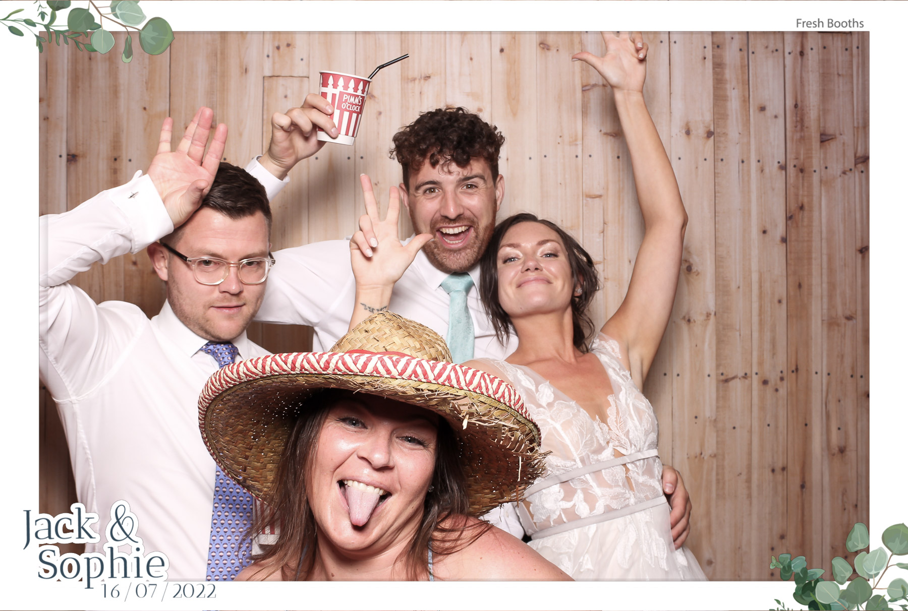 Jack & Sophie - Classic Open Booth | View more photos from the event at gallery.freshbooths.com/u/FreshBooths/Jack-Sophie-Classic-Open-Booth