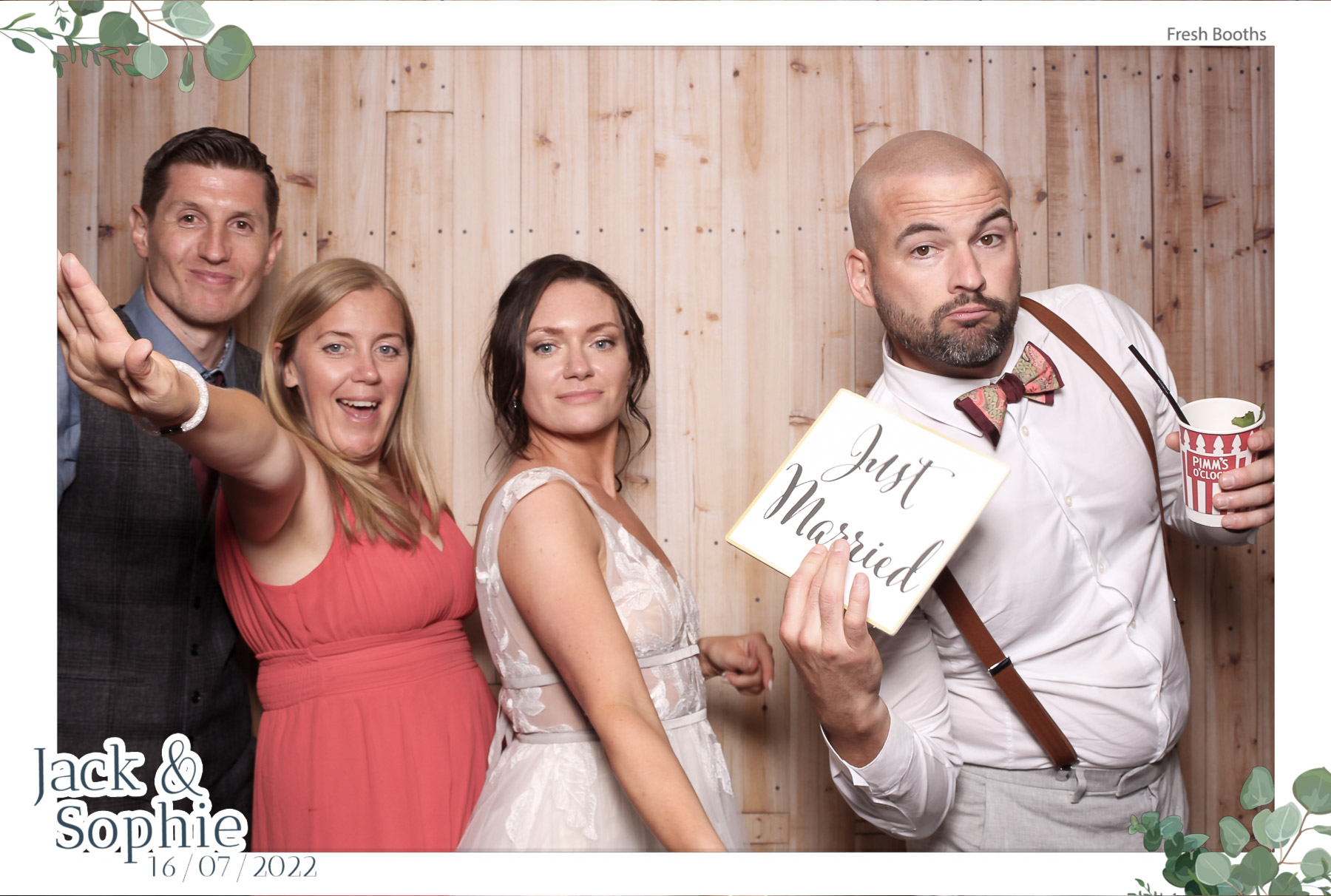 Jack & Sophie - Classic Open Booth | View more photos from the event at gallery.freshbooths.com/u/FreshBooths/Jack-Sophie-Classic-Open-Booth