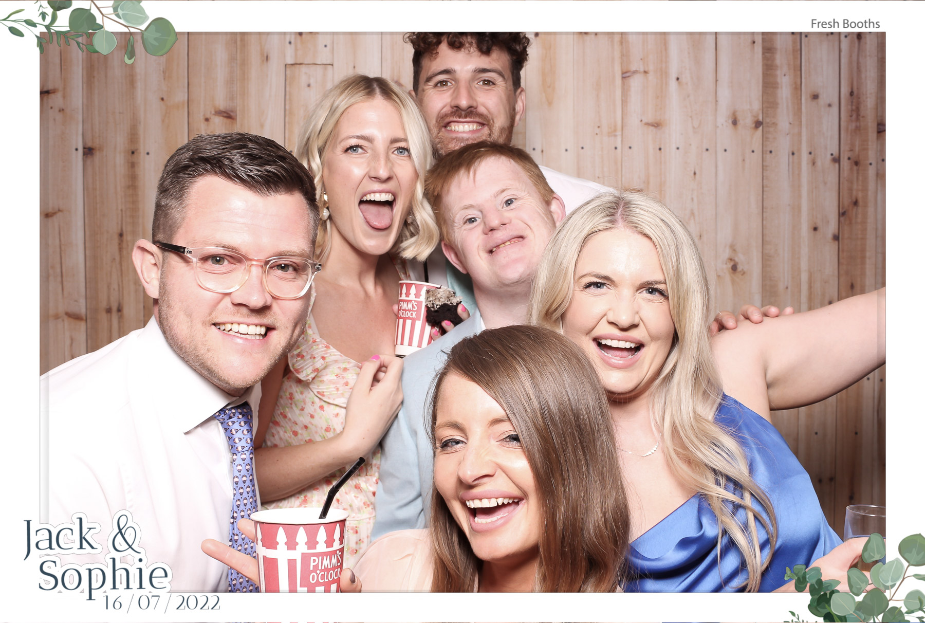 Jack & Sophie - Classic Open Booth | View more photos from the event at gallery.freshbooths.com/u/FreshBooths/Jack-Sophie-Classic-Open-Booth