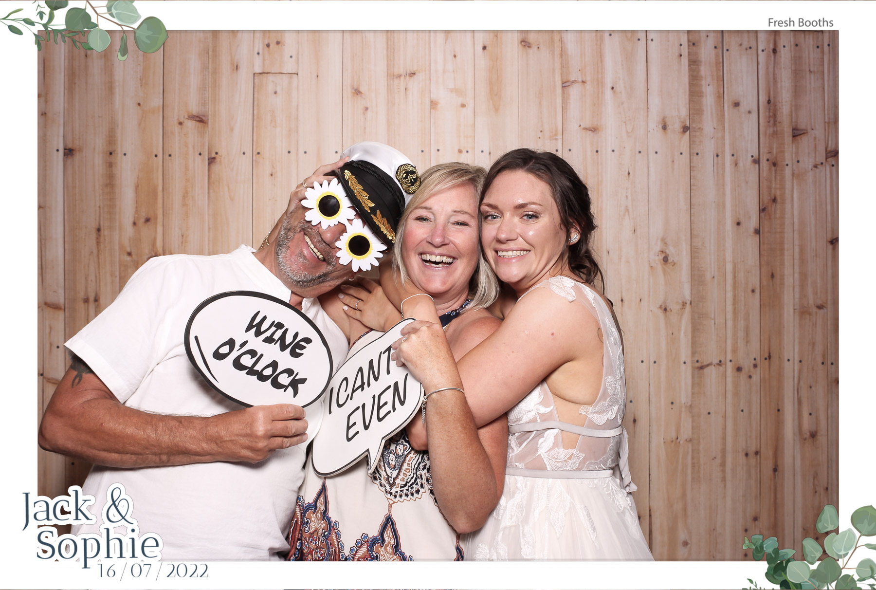 Jack & Sophie - Classic Open Booth | View more photos from the event at gallery.freshbooths.com/u/FreshBooths/Jack-Sophie-Classic-Open-Booth