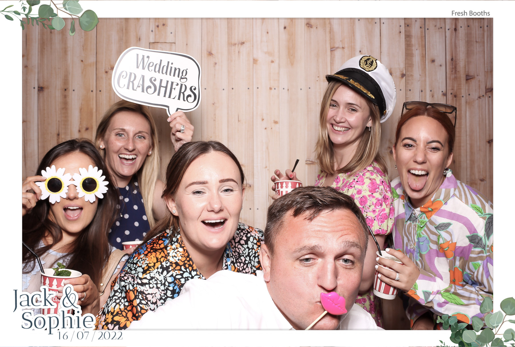 Jack & Sophie - Classic Open Booth | View more photos from the event at gallery.freshbooths.com/u/FreshBooths/Jack-Sophie-Classic-Open-Booth