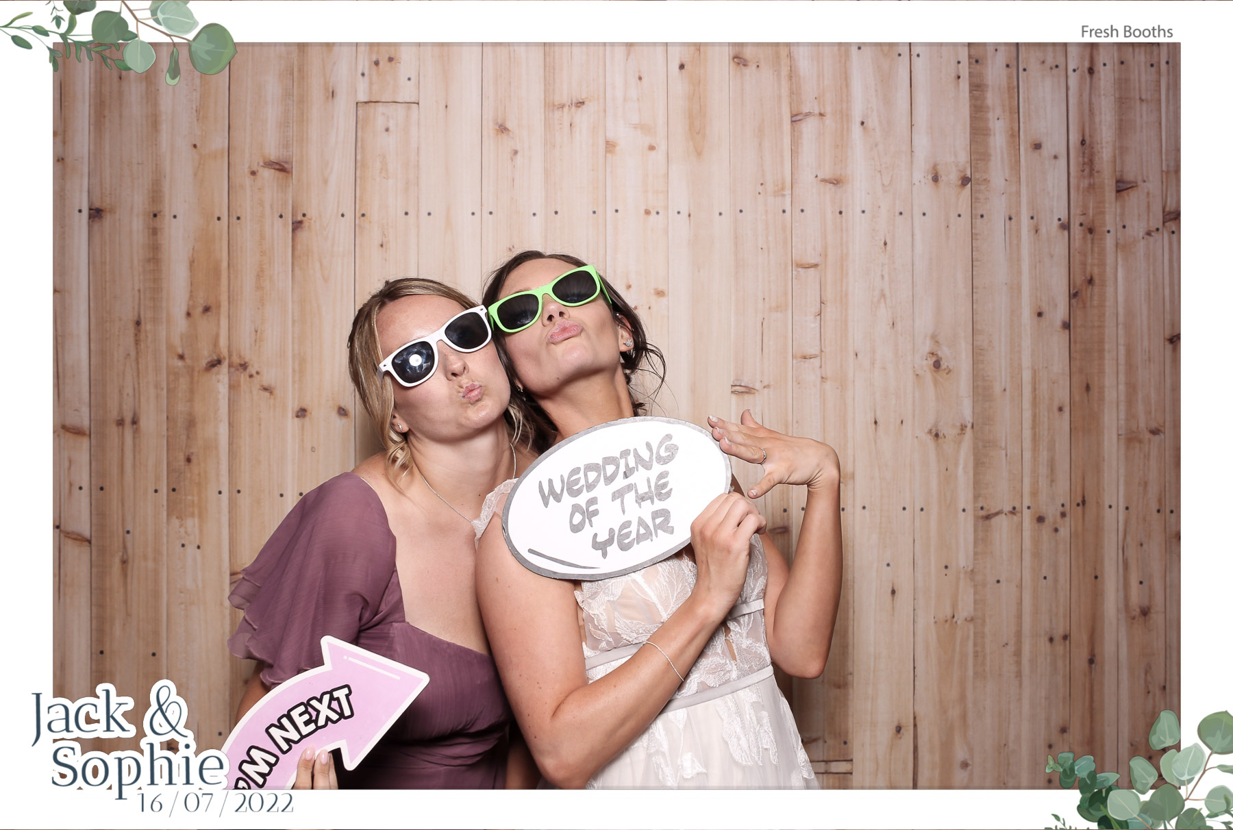 Jack & Sophie - Classic Open Booth | View more photos from the event at gallery.freshbooths.com/u/FreshBooths/Jack-Sophie-Classic-Open-Booth