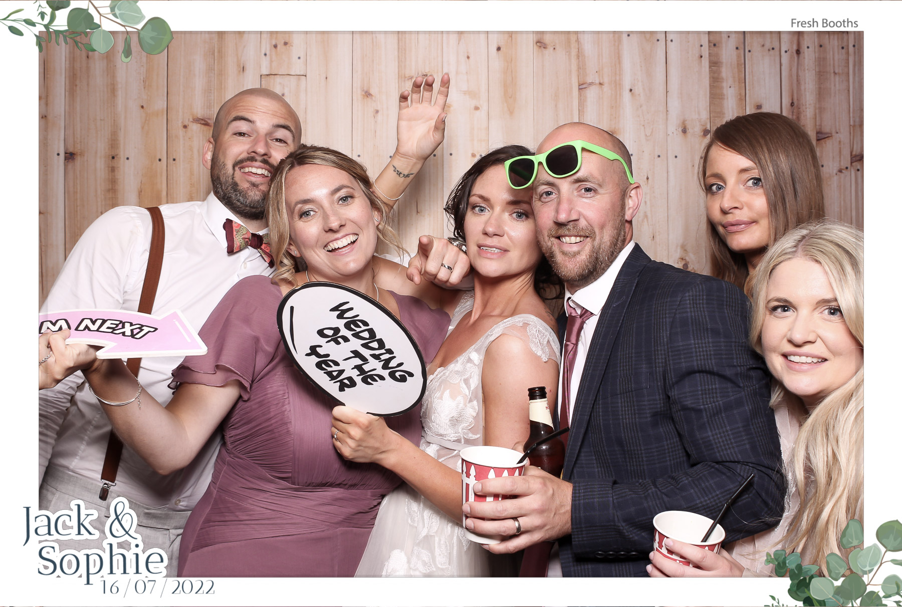 Jack & Sophie - Classic Open Booth | View more photos from the event at gallery.freshbooths.com/u/FreshBooths/Jack-Sophie-Classic-Open-Booth