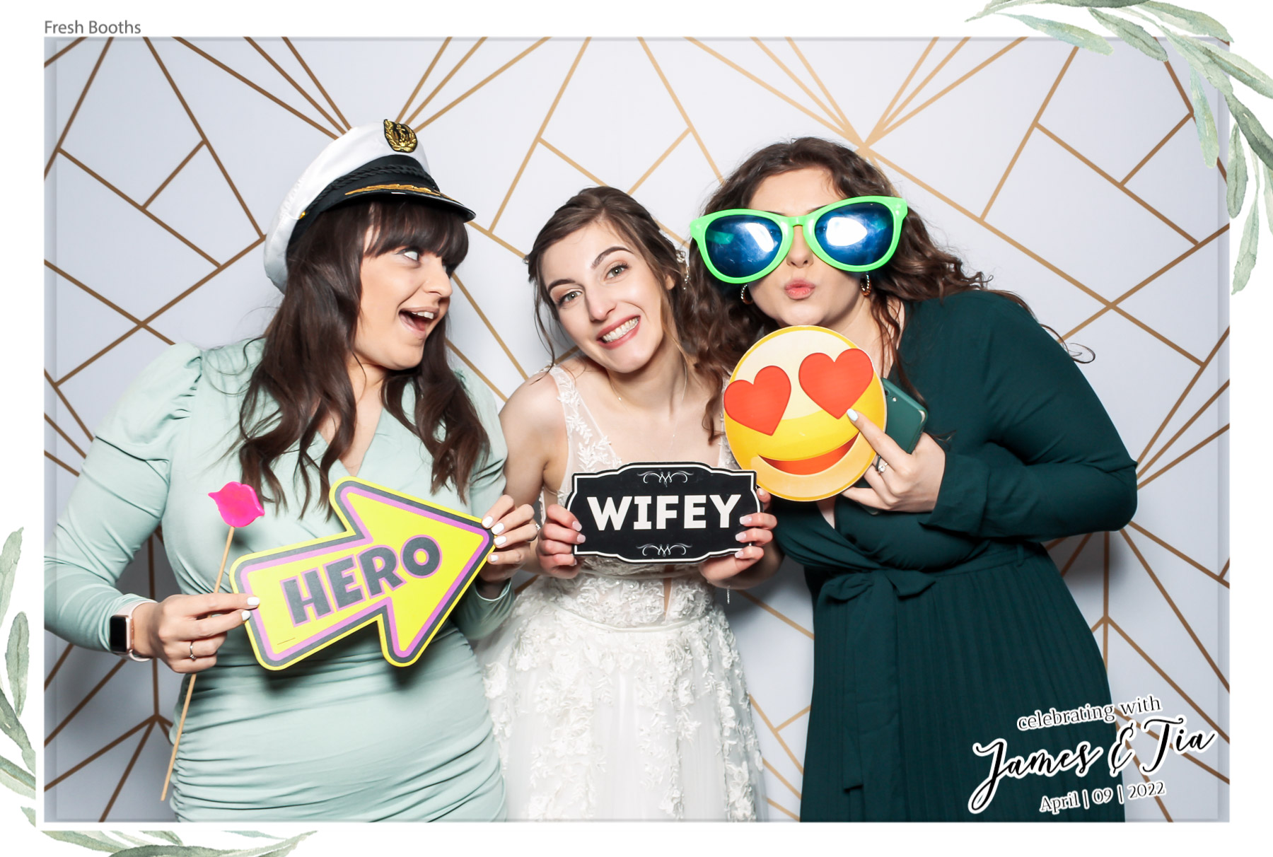 James & Tia - Classic Open Booth | View more photos from the event at gallery.freshbooths.com/u/FreshBooths/James-Tia-Classic-Open-Booth