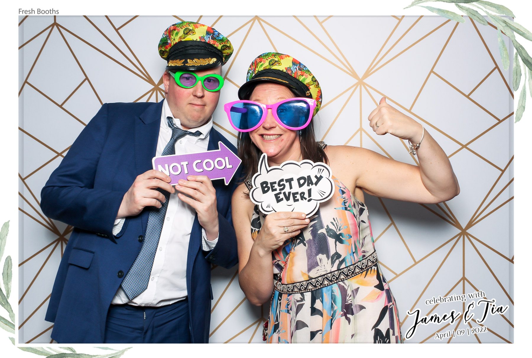 James & Tia - Classic Open Booth | View more photos from the event at gallery.freshbooths.com/u/FreshBooths/James-Tia-Classic-Open-Booth