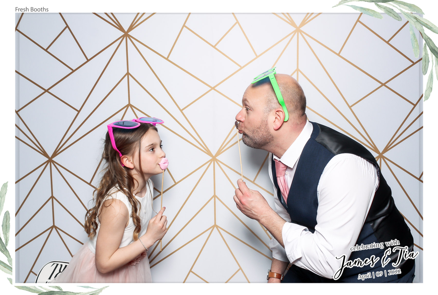 James & Tia - Classic Open Booth | View more photos from the event at gallery.freshbooths.com/u/FreshBooths/James-Tia-Classic-Open-Booth