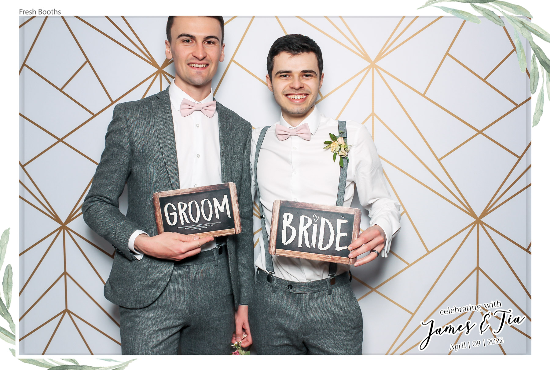 James & Tia - Classic Open Booth | View more photos from the event at gallery.freshbooths.com/u/FreshBooths/James-Tia-Classic-Open-Booth