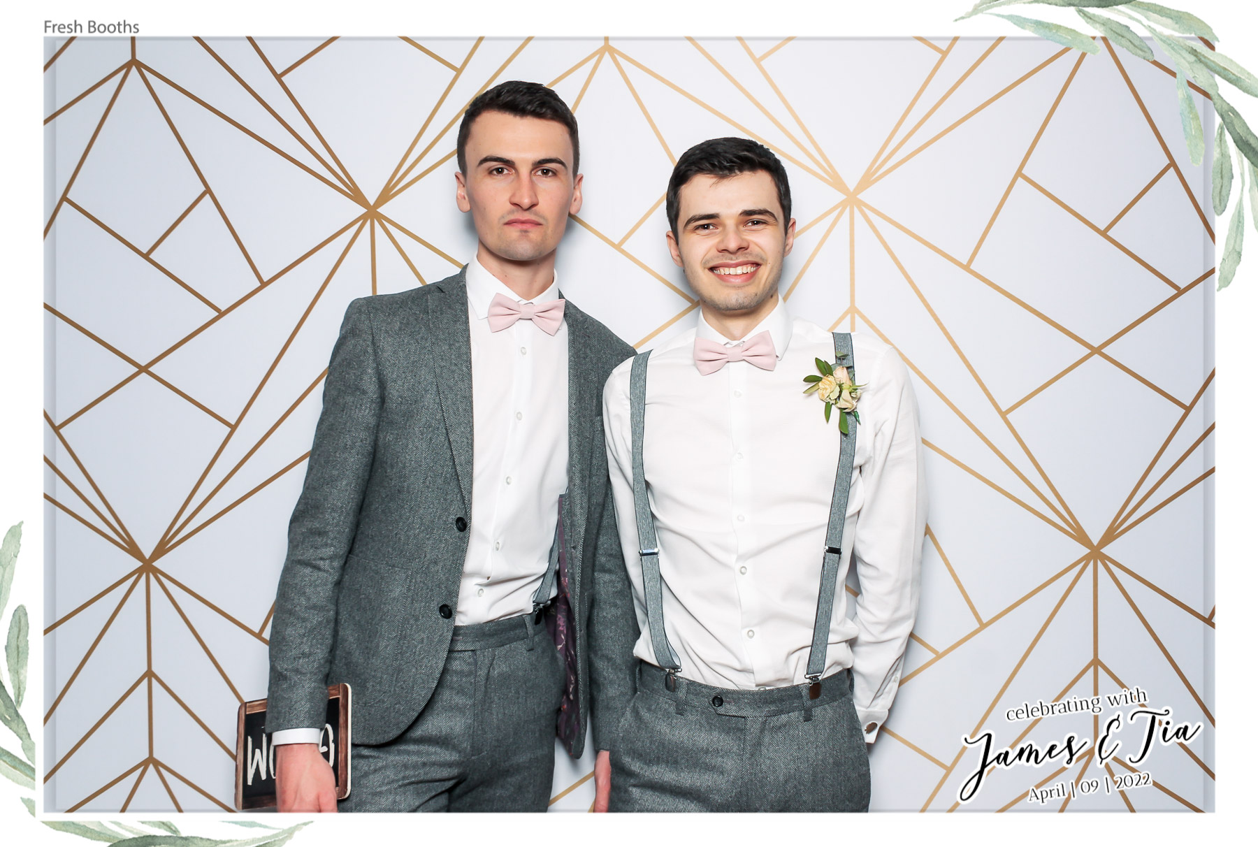 James & Tia - Classic Open Booth | View more photos from the event at gallery.freshbooths.com/u/FreshBooths/James-Tia-Classic-Open-Booth