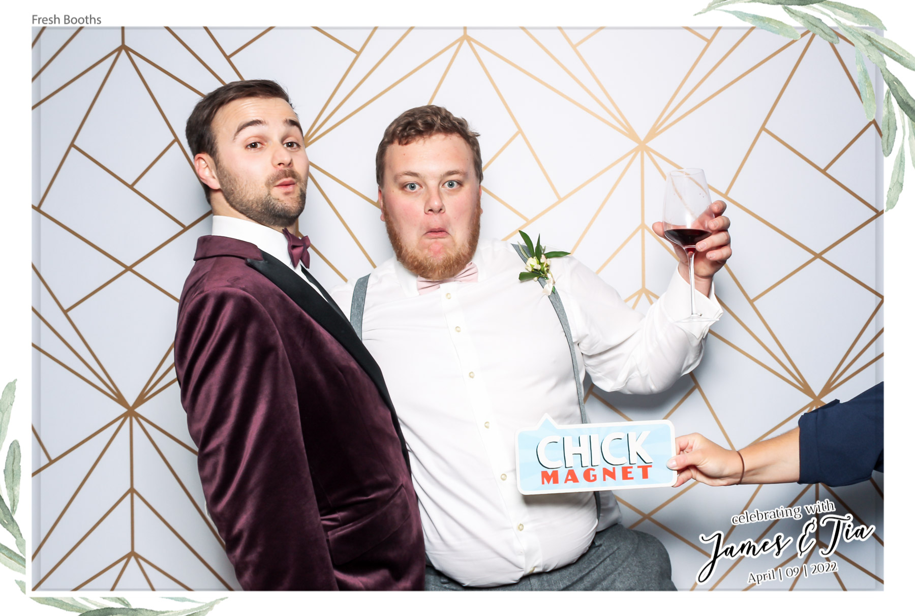 James & Tia - Classic Open Booth | View more photos from the event at gallery.freshbooths.com/u/FreshBooths/James-Tia-Classic-Open-Booth