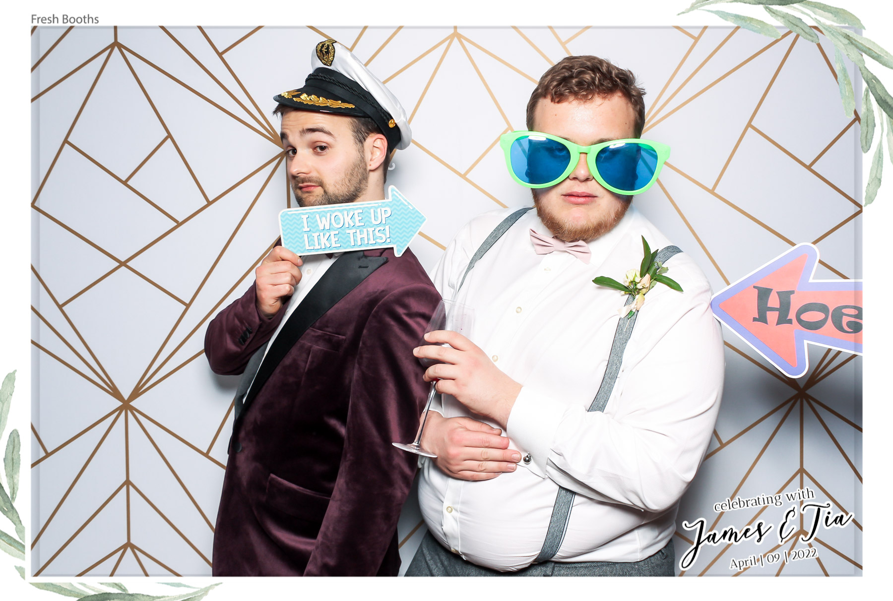 James & Tia - Classic Open Booth | View more photos from the event at gallery.freshbooths.com/u/FreshBooths/James-Tia-Classic-Open-Booth