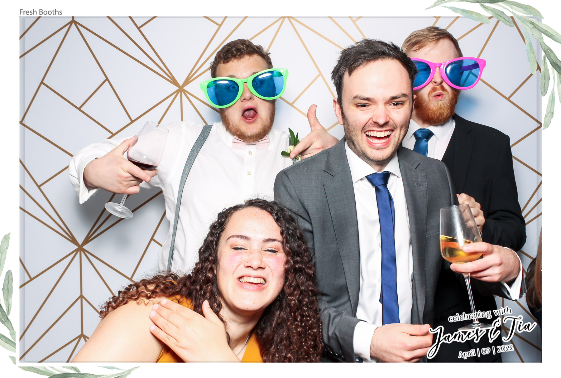 James & Tia - Classic Open Booth | View more photos from the event at gallery.freshbooths.com/u/FreshBooths/James-Tia-Classic-Open-Booth