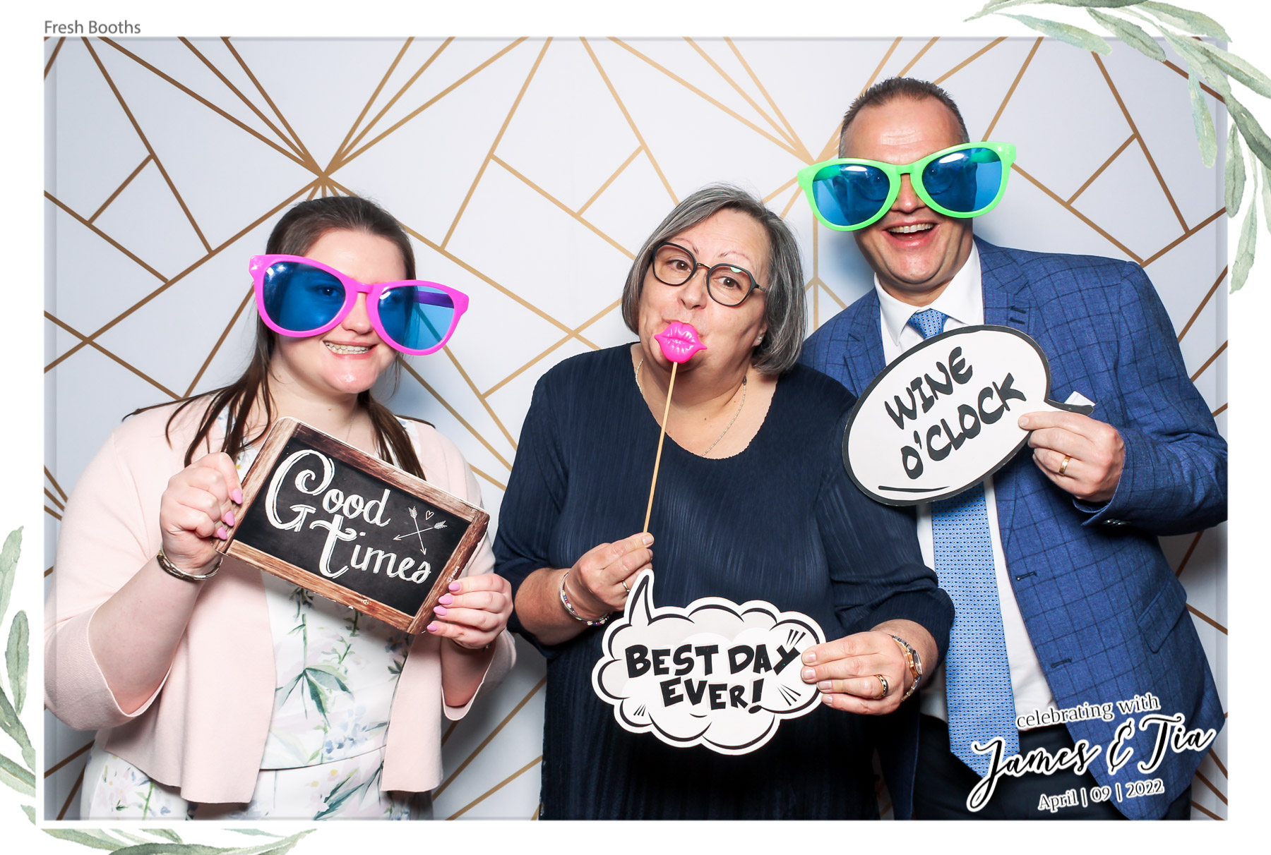 James & Tia - Classic Open Booth | View more photos from the event at gallery.freshbooths.com/u/FreshBooths/James-Tia-Classic-Open-Booth