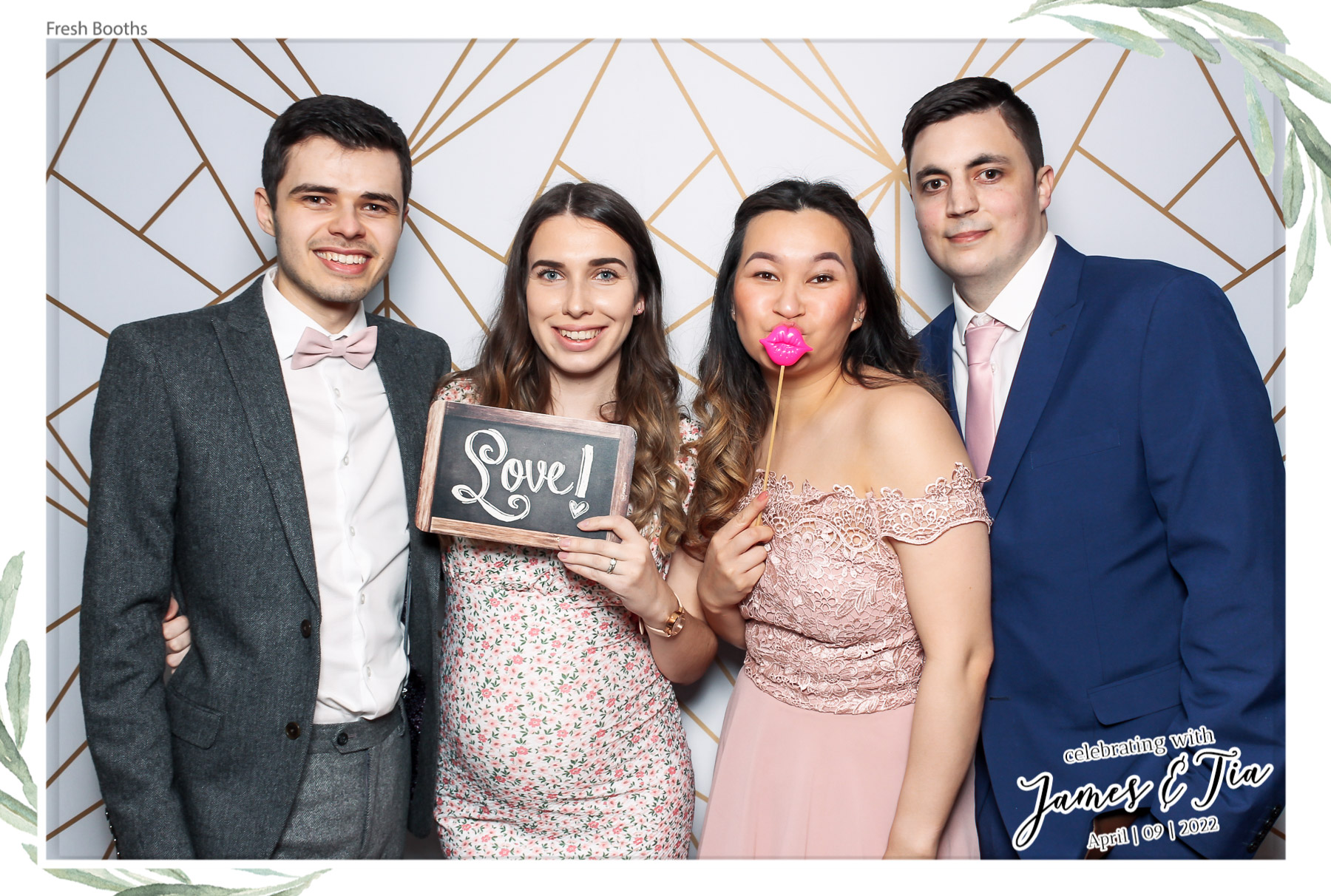 James & Tia - Classic Open Booth | View more photos from the event at gallery.freshbooths.com/u/FreshBooths/James-Tia-Classic-Open-Booth