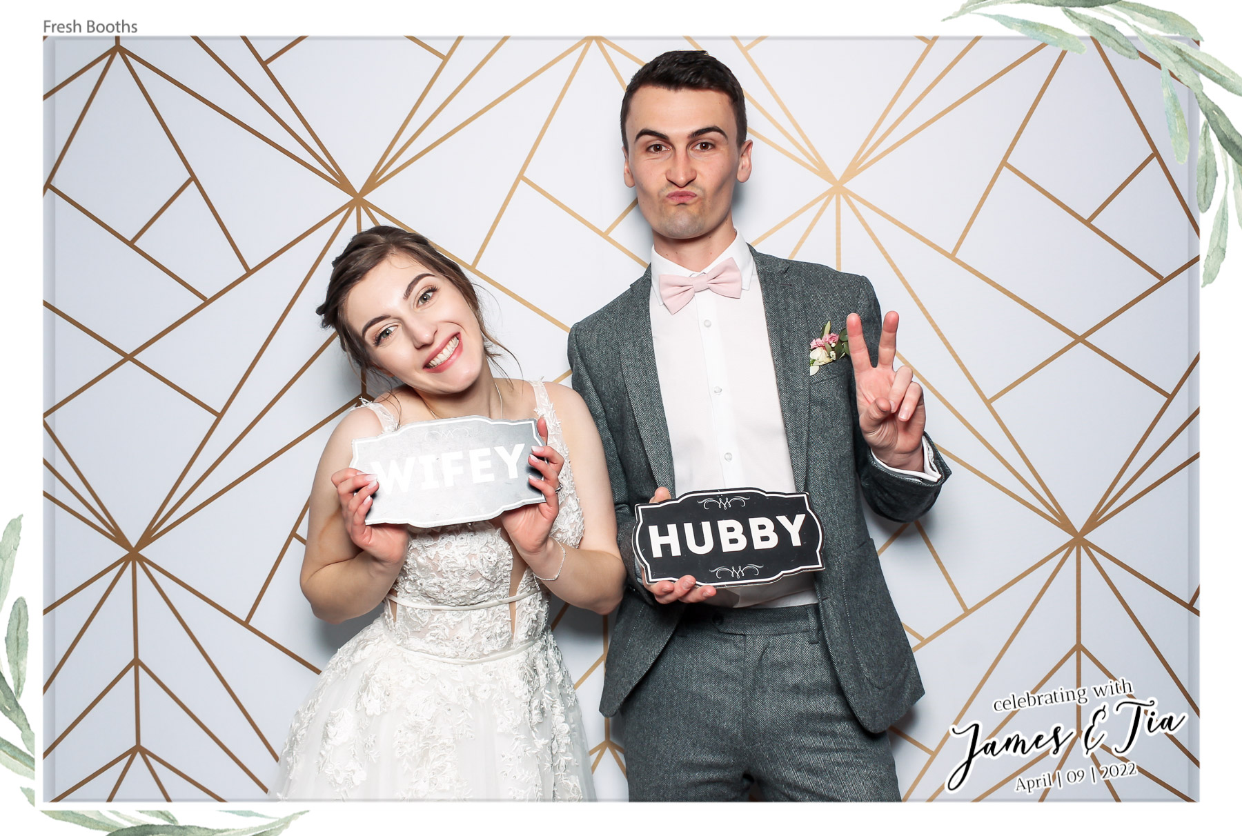 James & Tia - Classic Open Booth | View more photos from the event at gallery.freshbooths.com/u/FreshBooths/James-Tia-Classic-Open-Booth
