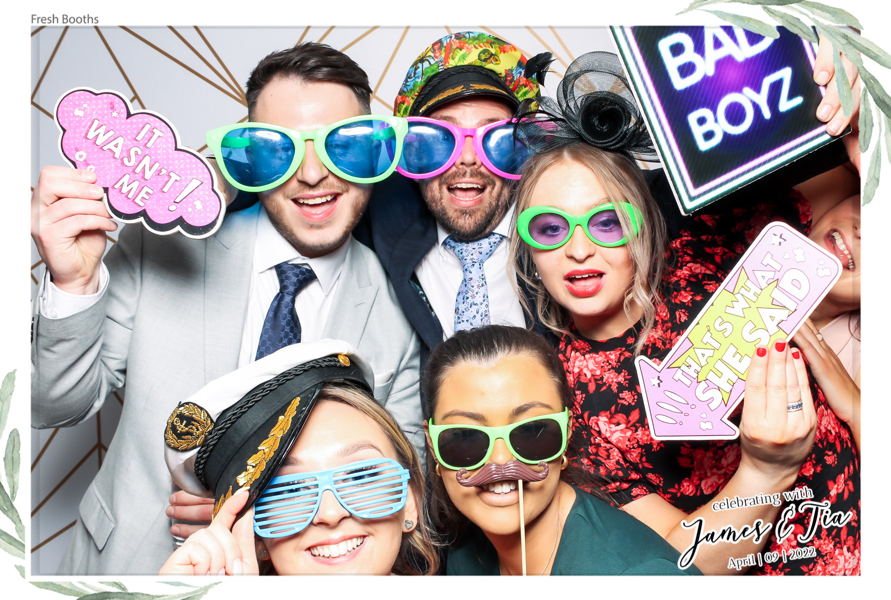 James & Tia - Classic Open Booth | View more photos from the event at gallery.freshbooths.com/u/FreshBooths/James-Tia-Classic-Open-Booth