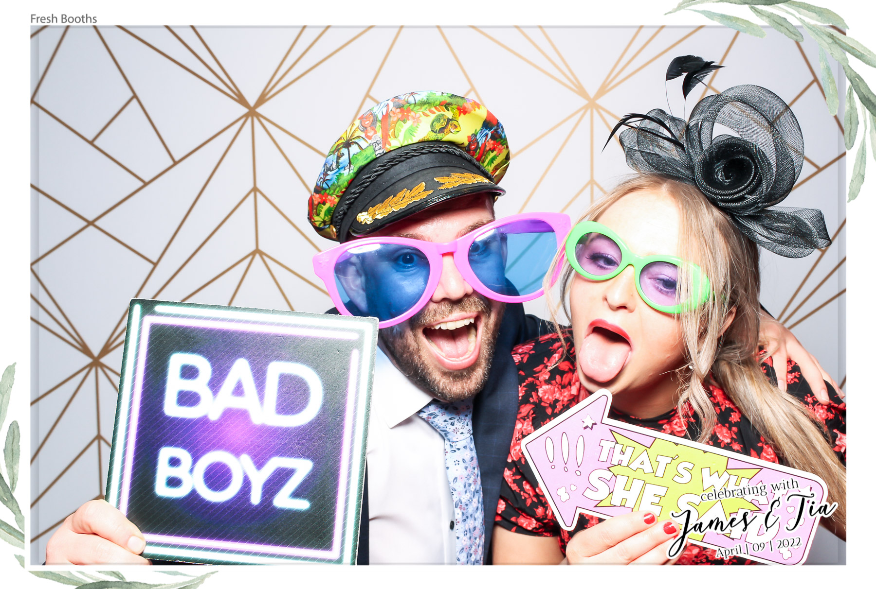 James & Tia - Classic Open Booth | View more photos from the event at gallery.freshbooths.com/u/FreshBooths/James-Tia-Classic-Open-Booth