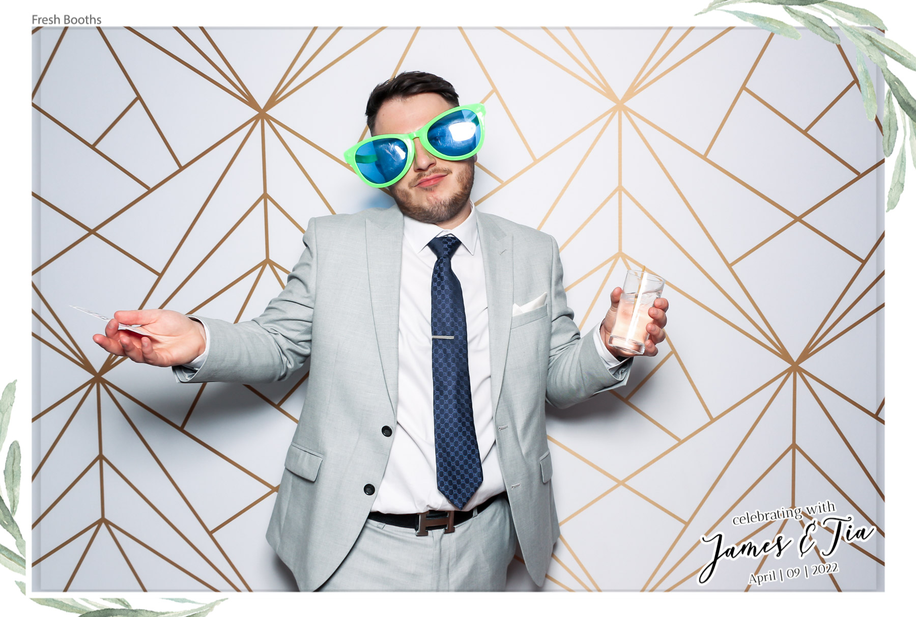 James & Tia - Classic Open Booth | View more photos from the event at gallery.freshbooths.com/u/FreshBooths/James-Tia-Classic-Open-Booth