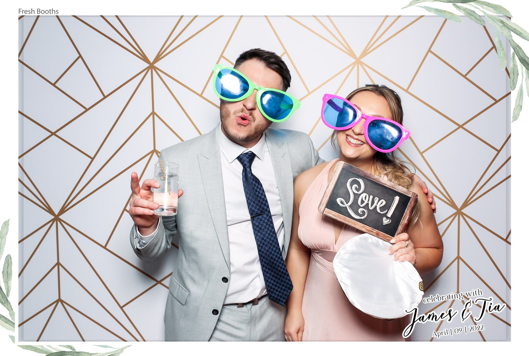 James & Tia - Classic Open Booth | View more photos from the event at gallery.freshbooths.com/u/FreshBooths/James-Tia-Classic-Open-Booth