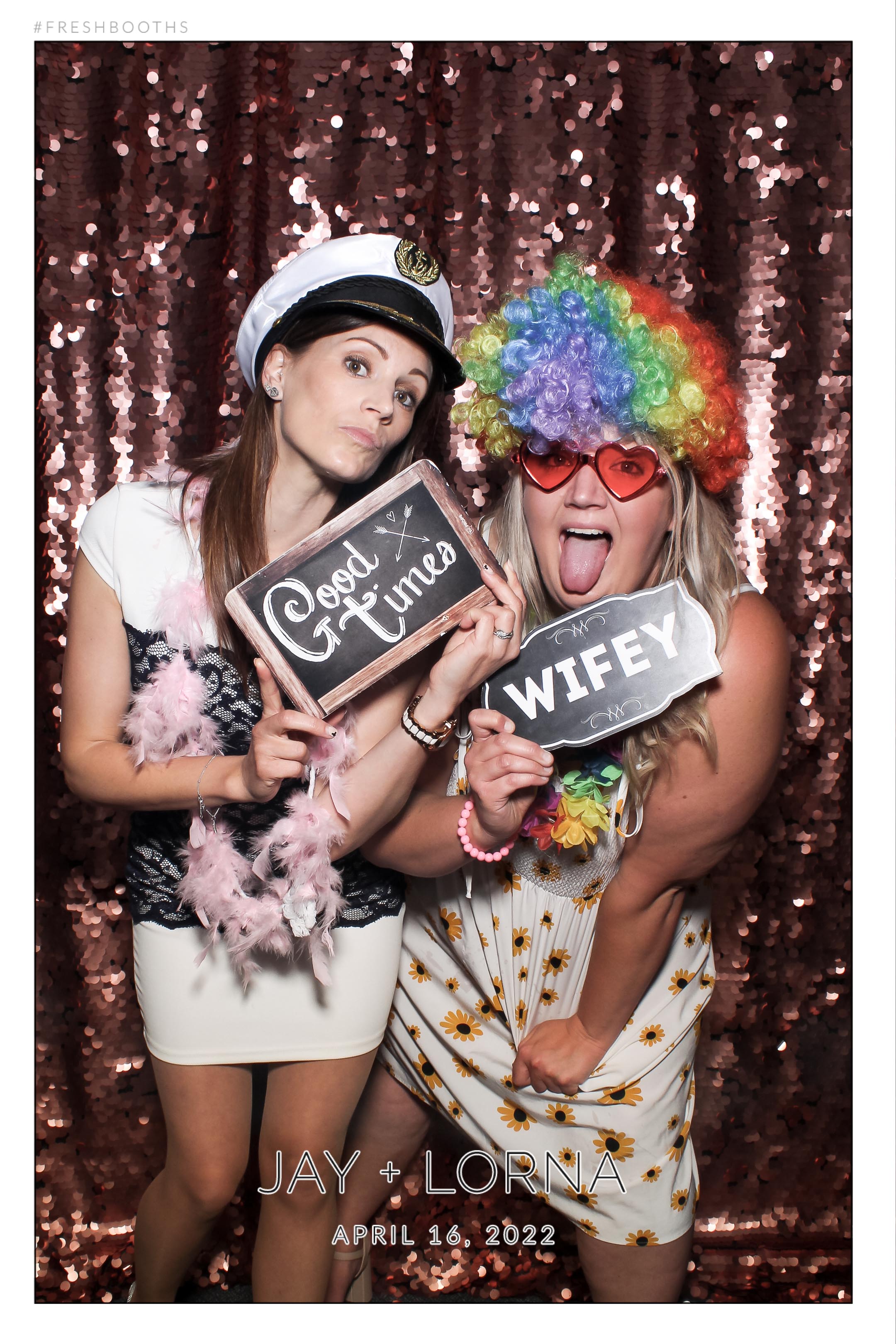 Jay + Lorna  | View more photos from the event at gallery.freshbooths.com/u/FreshBooths/Jay-Lorna