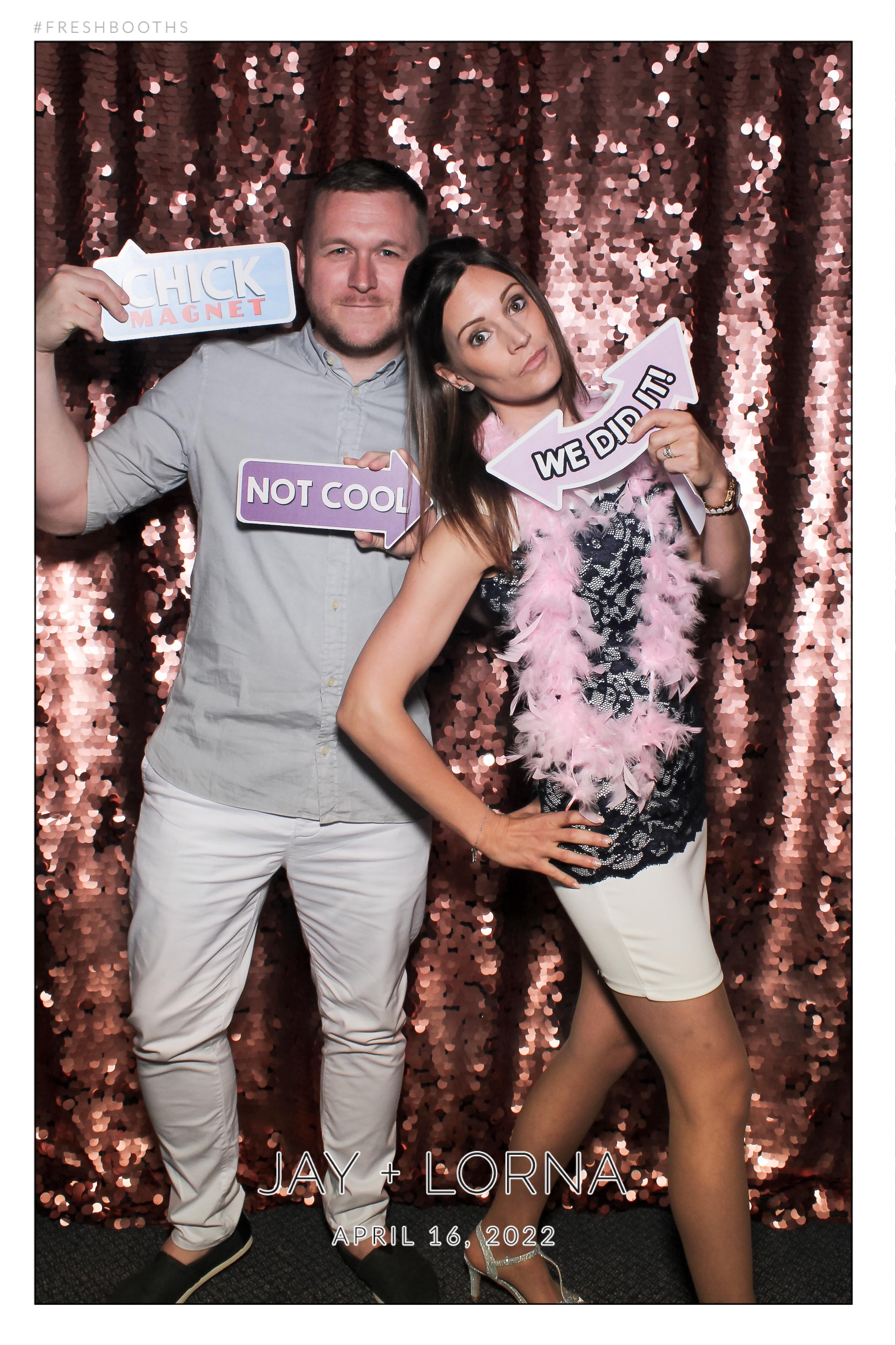 Jay + Lorna  | View more photos from the event at gallery.freshbooths.com/u/FreshBooths/Jay-Lorna