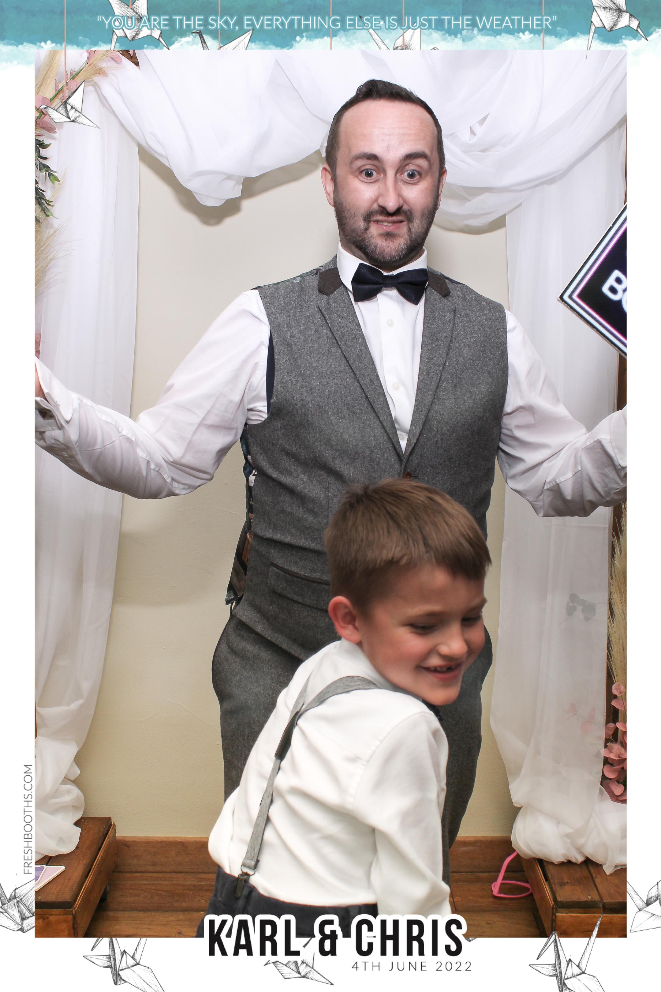 Karl & Chris - Selfie Mirror | View more photos from the event at gallery.freshbooths.com/u/FreshBooths/Karl-Chris-Selfie-Mirror