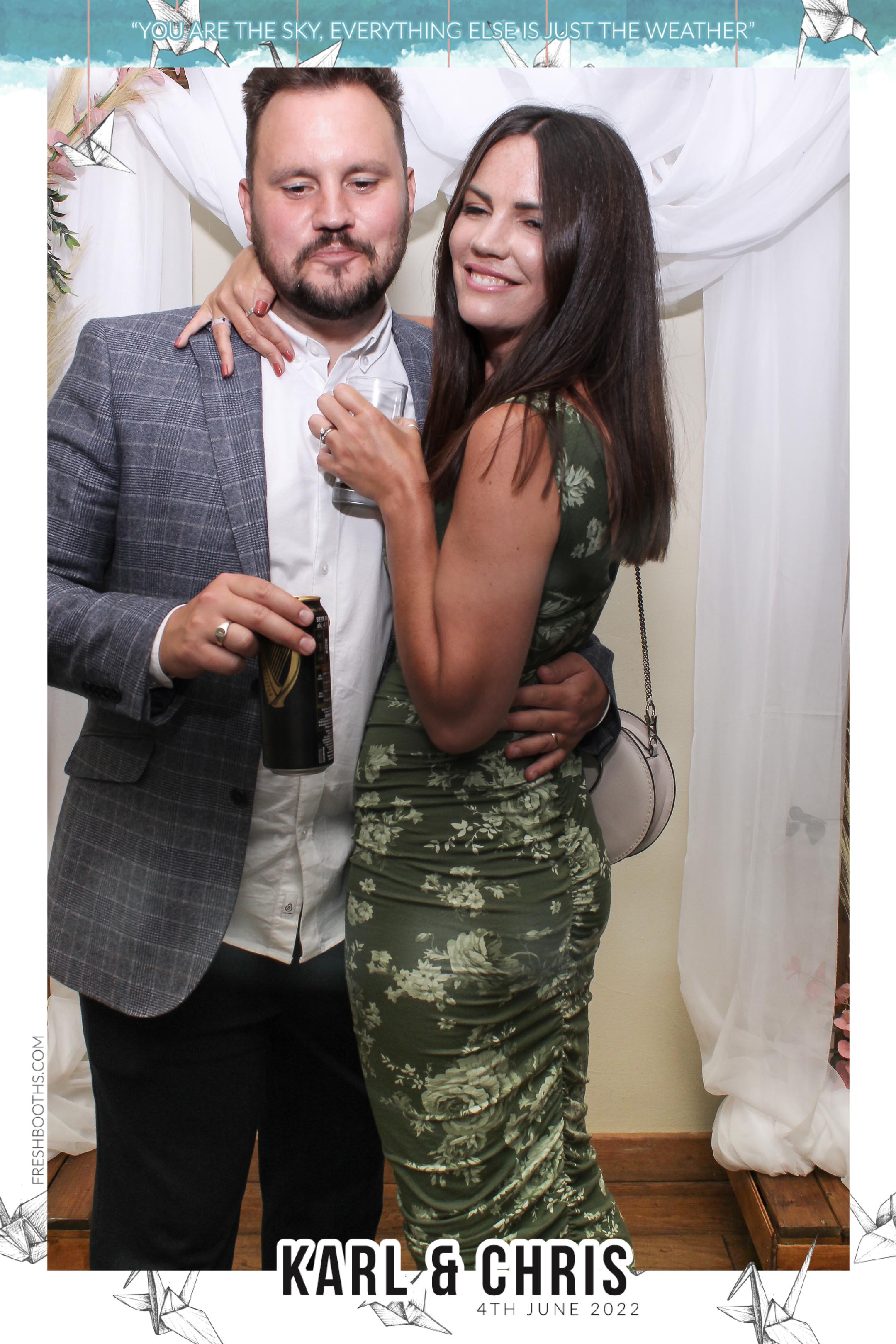 Karl & Chris - Selfie Mirror | View more photos from the event at gallery.freshbooths.com/u/FreshBooths/Karl-Chris-Selfie-Mirror