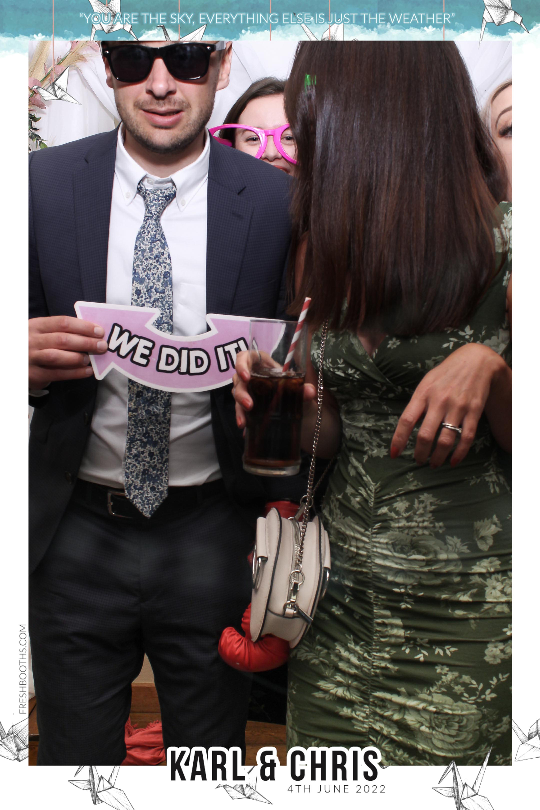 Karl & Chris - Selfie Mirror | View more photos from the event at gallery.freshbooths.com/u/FreshBooths/Karl-Chris-Selfie-Mirror