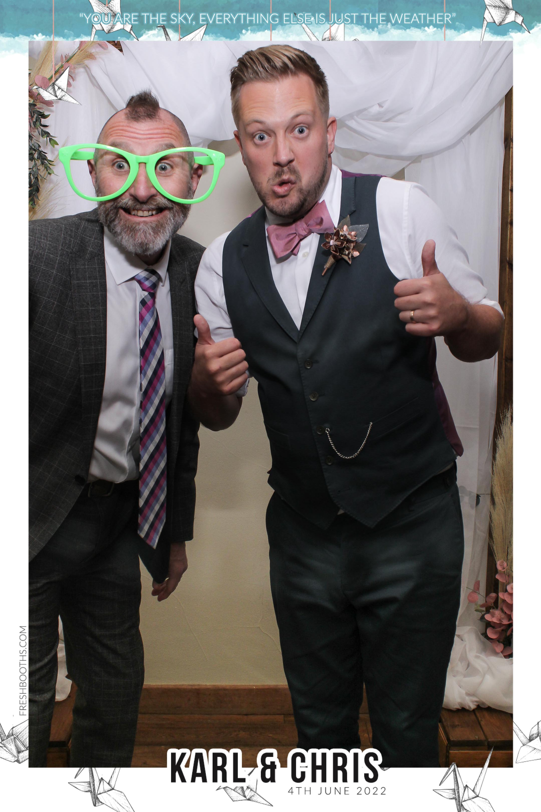 Karl & Chris - Selfie Mirror | View more photos from the event at gallery.freshbooths.com/u/FreshBooths/Karl-Chris-Selfie-Mirror