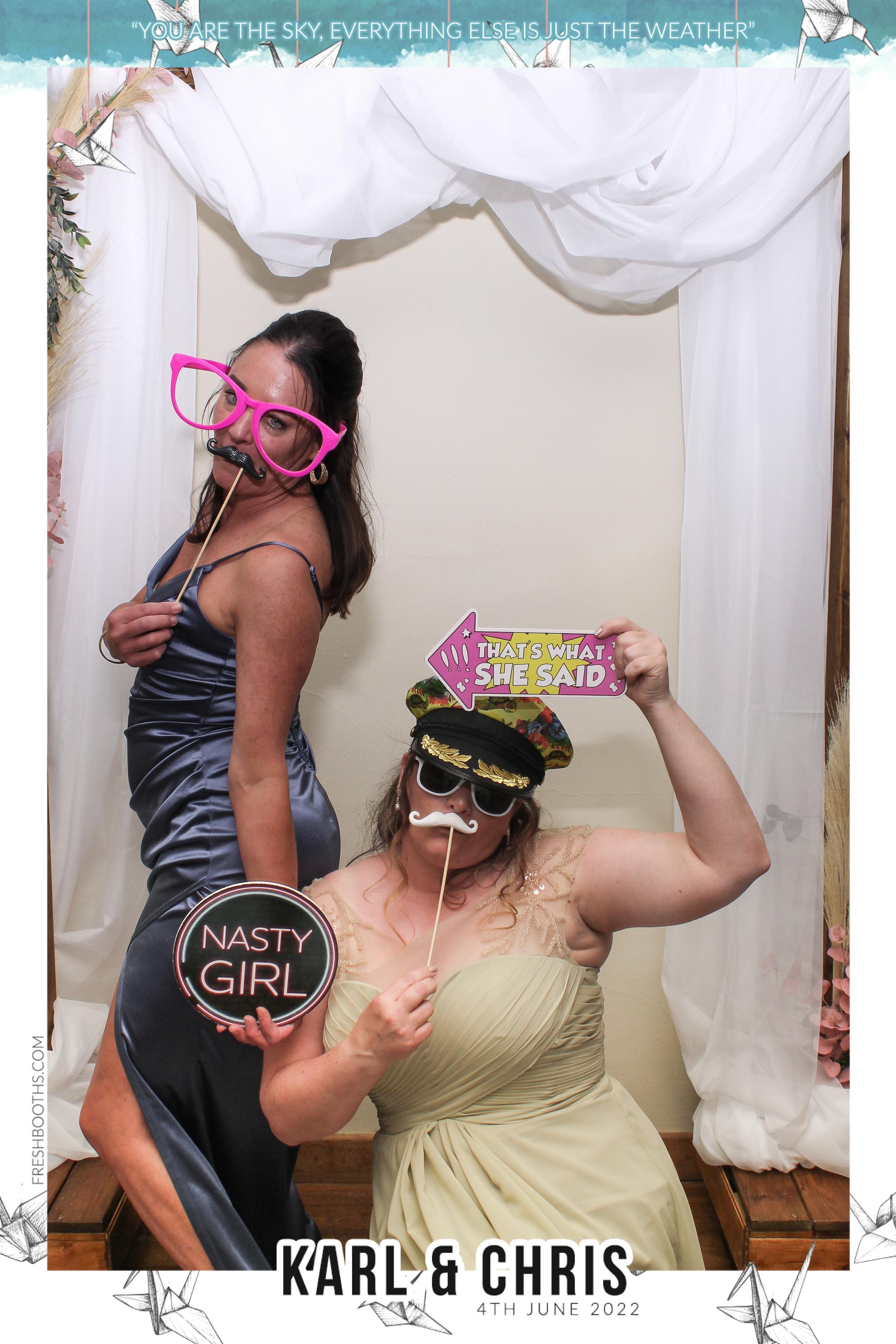 Karl & Chris - Selfie Mirror | View more photos from the event at gallery.freshbooths.com/u/FreshBooths/Karl-Chris-Selfie-Mirror