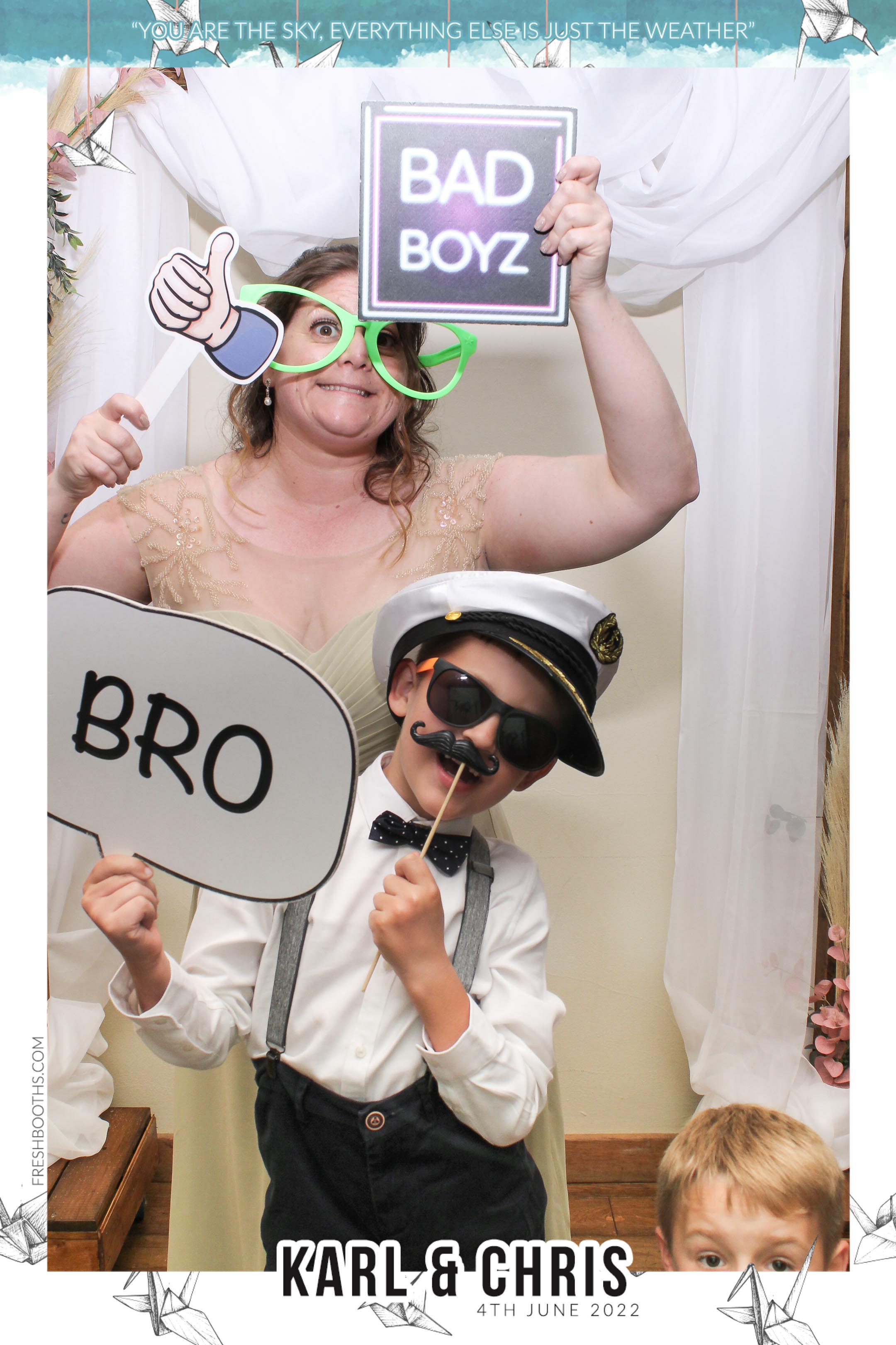 Karl & Chris - Selfie Mirror | View more photos from the event at gallery.freshbooths.com/u/FreshBooths/Karl-Chris-Selfie-Mirror