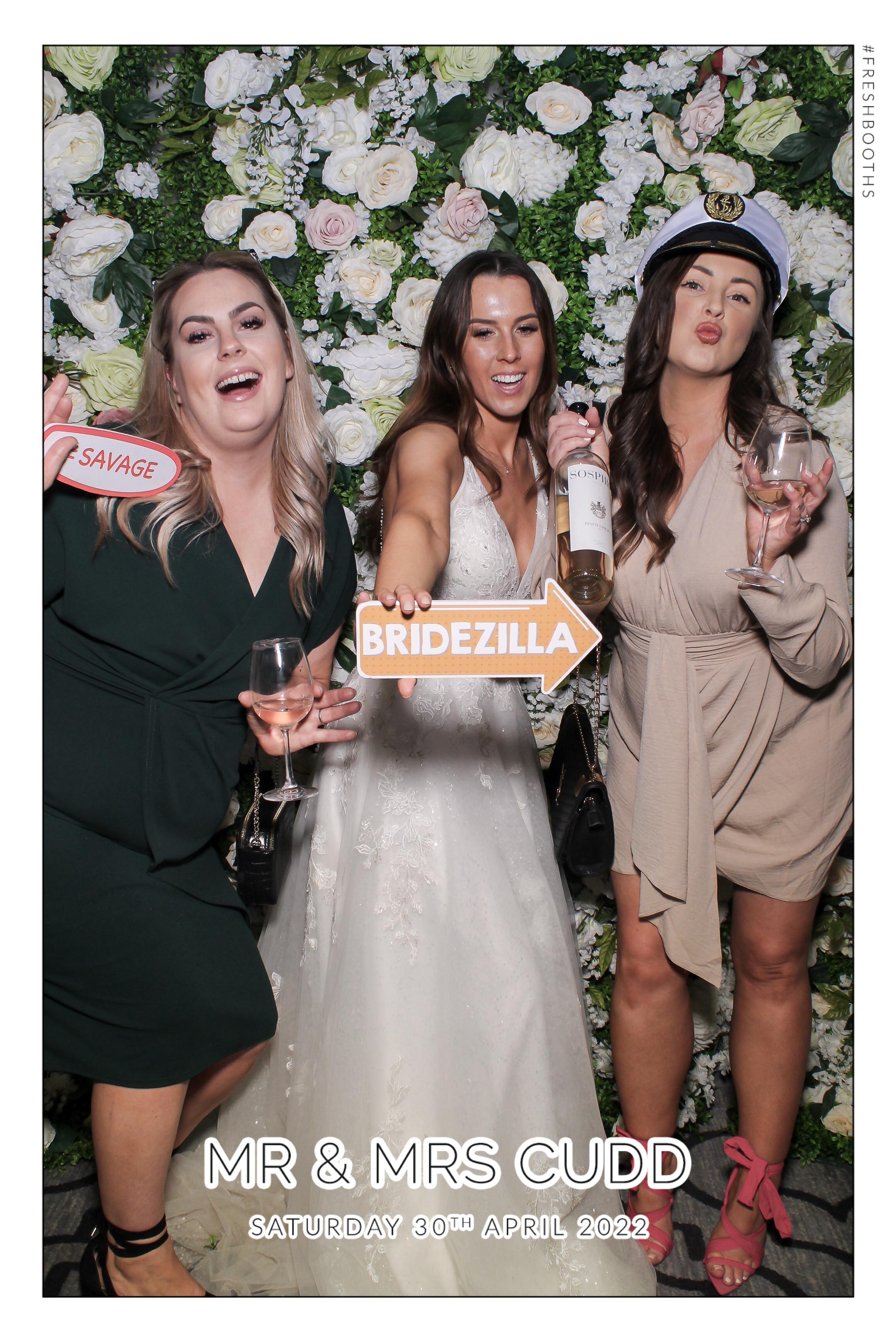 Mr & Mrs Cudd - Selfie Mirror | View more photos from the event at gallery.freshbooths.com/u/FreshBooths/Mr-Mrs-Cudd-Selfie-Mirror