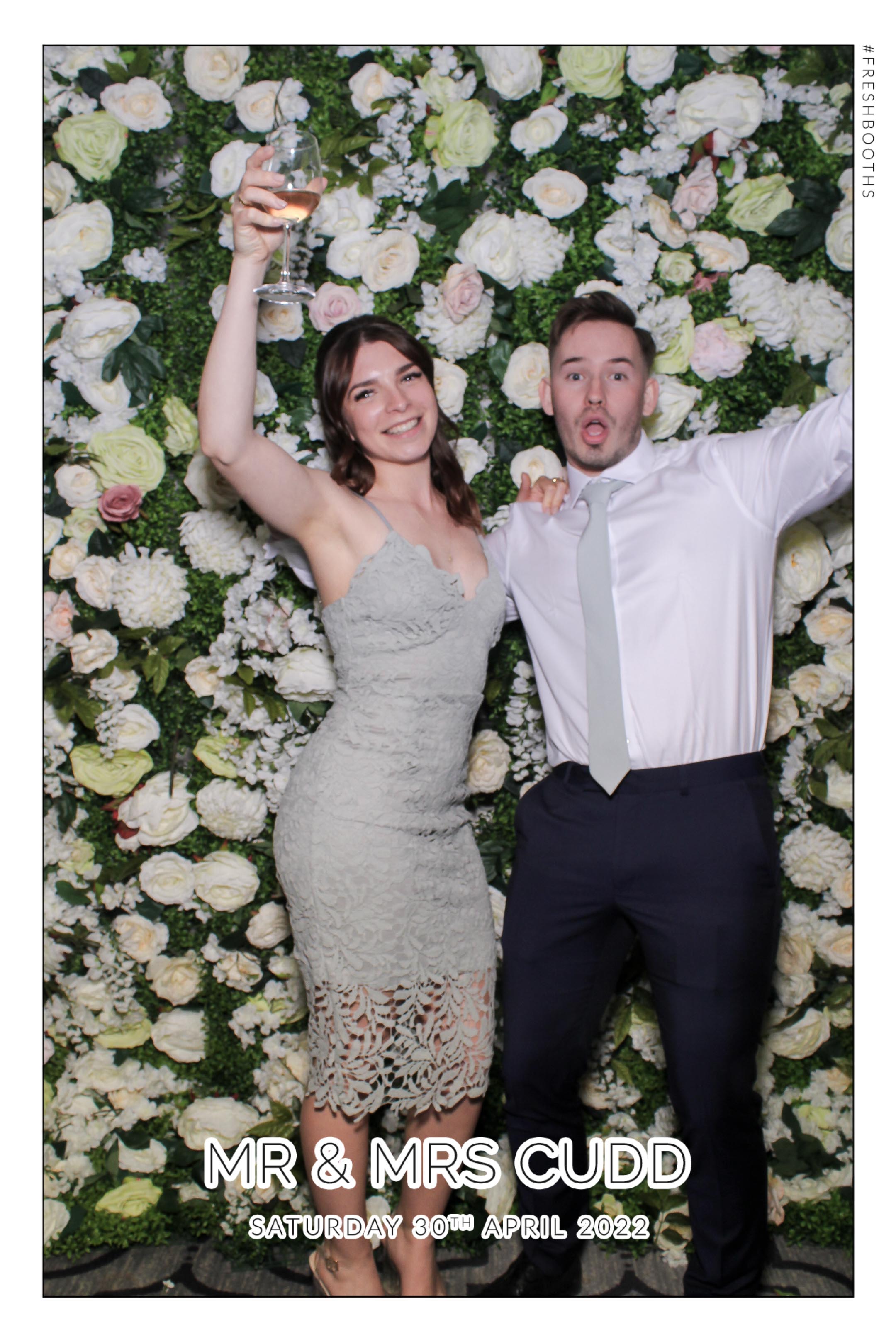 Mr & Mrs Cudd - Selfie Mirror | View more photos from the event at gallery.freshbooths.com/u/FreshBooths/Mr-Mrs-Cudd-Selfie-Mirror
