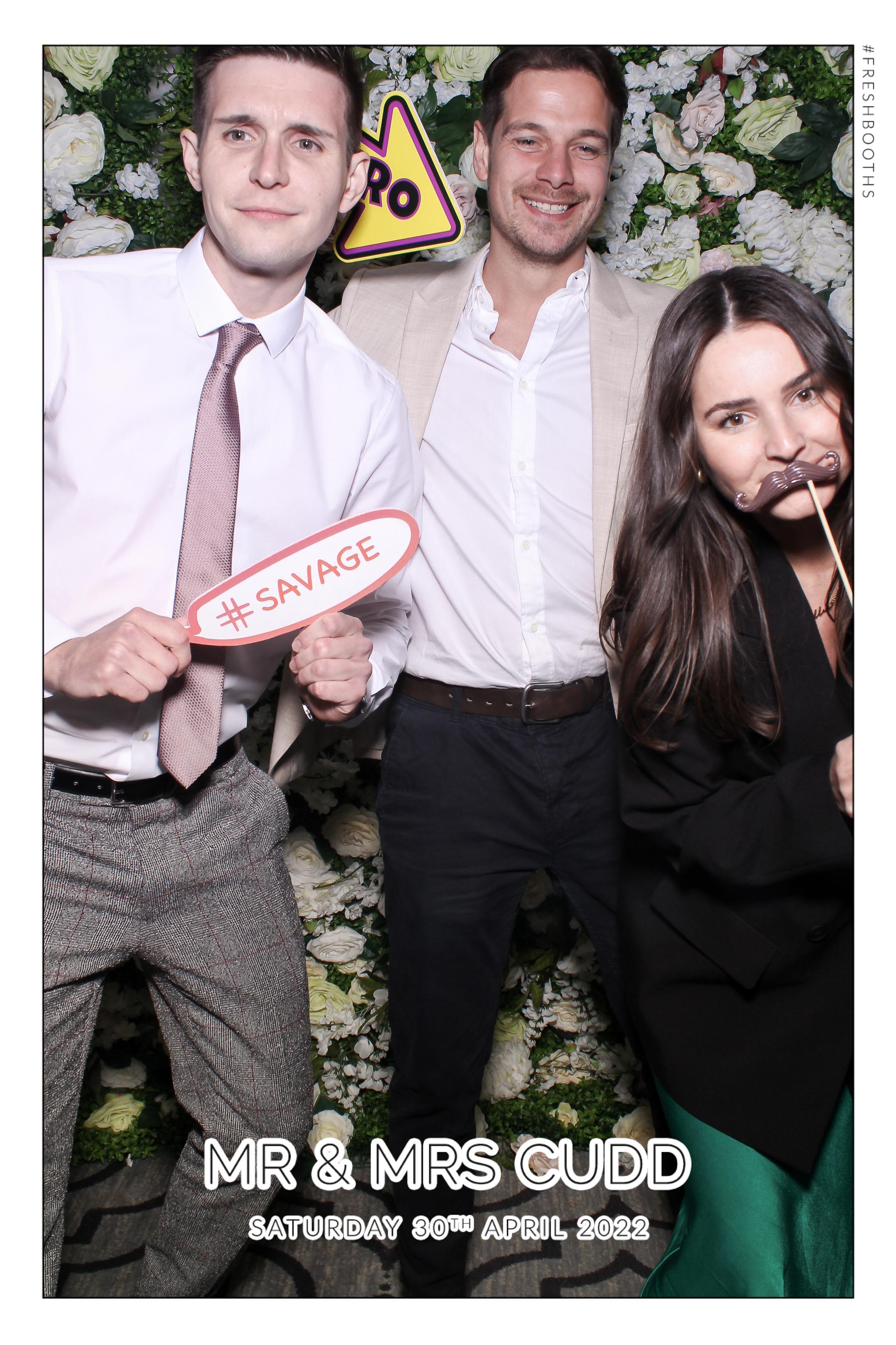 Mr & Mrs Cudd - Selfie Mirror | View more photos from the event at gallery.freshbooths.com/u/FreshBooths/Mr-Mrs-Cudd-Selfie-Mirror