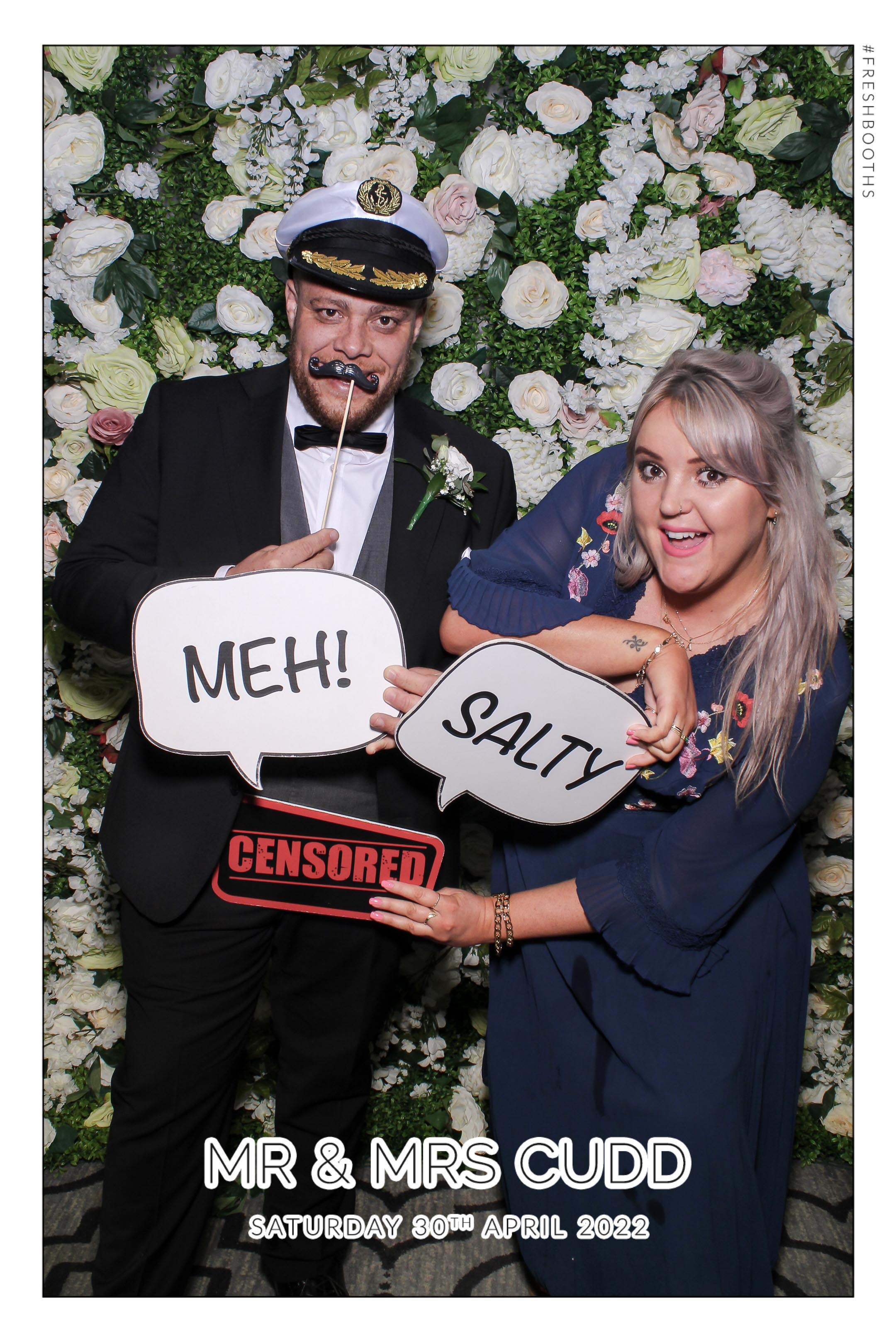 Mr & Mrs Cudd - Selfie Mirror | View more photos from the event at gallery.freshbooths.com/u/FreshBooths/Mr-Mrs-Cudd-Selfie-Mirror