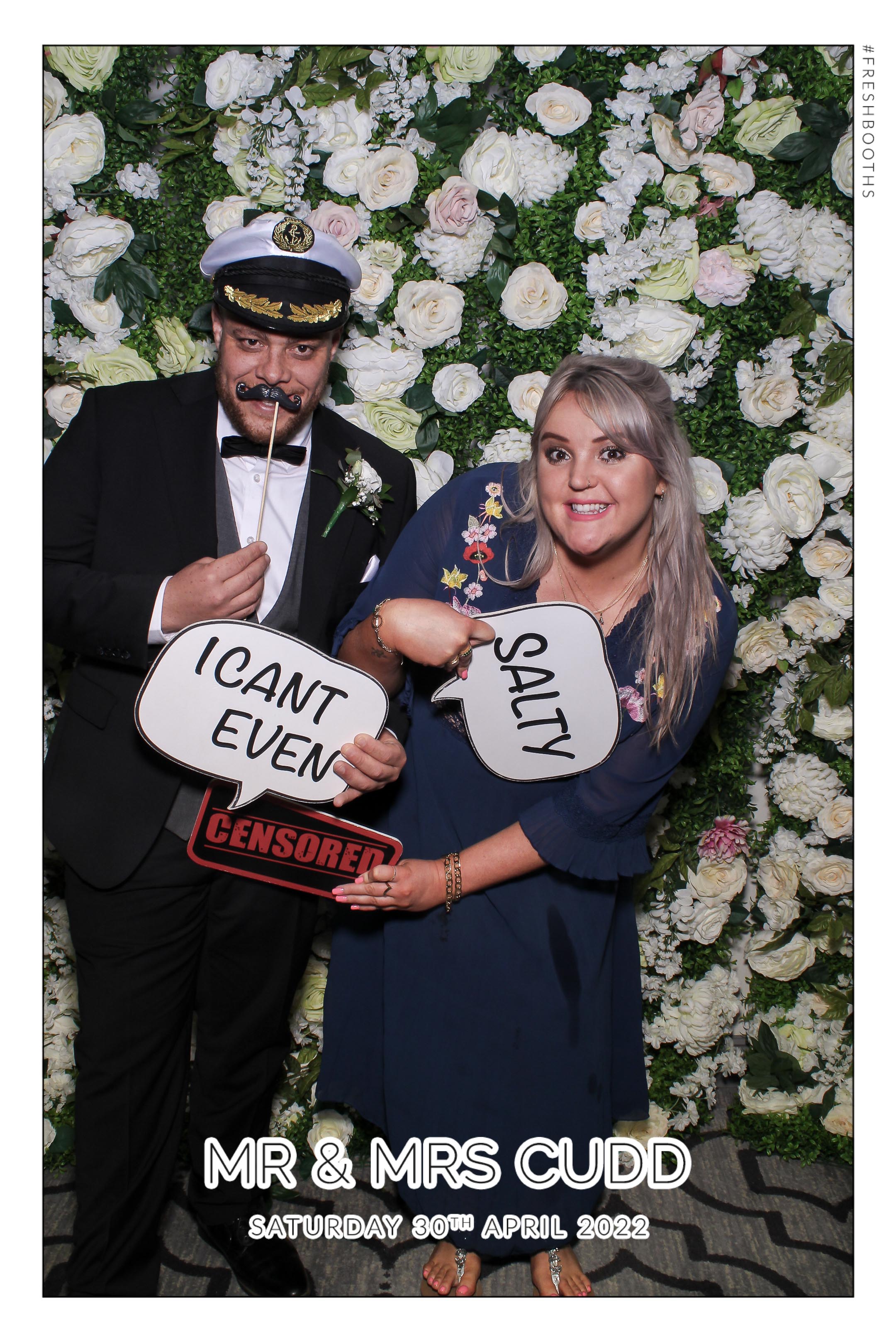 Mr & Mrs Cudd - Selfie Mirror | View more photos from the event at gallery.freshbooths.com/u/FreshBooths/Mr-Mrs-Cudd-Selfie-Mirror